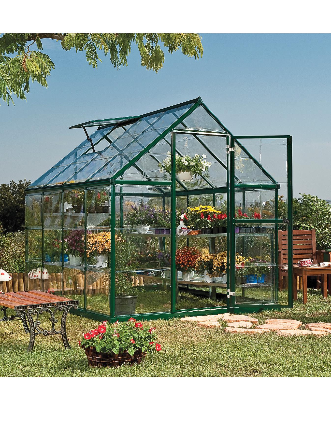 Palram Harmony 6 x 8ft Greenhouse Palram Harmony 6 x 8ft Greenhouse