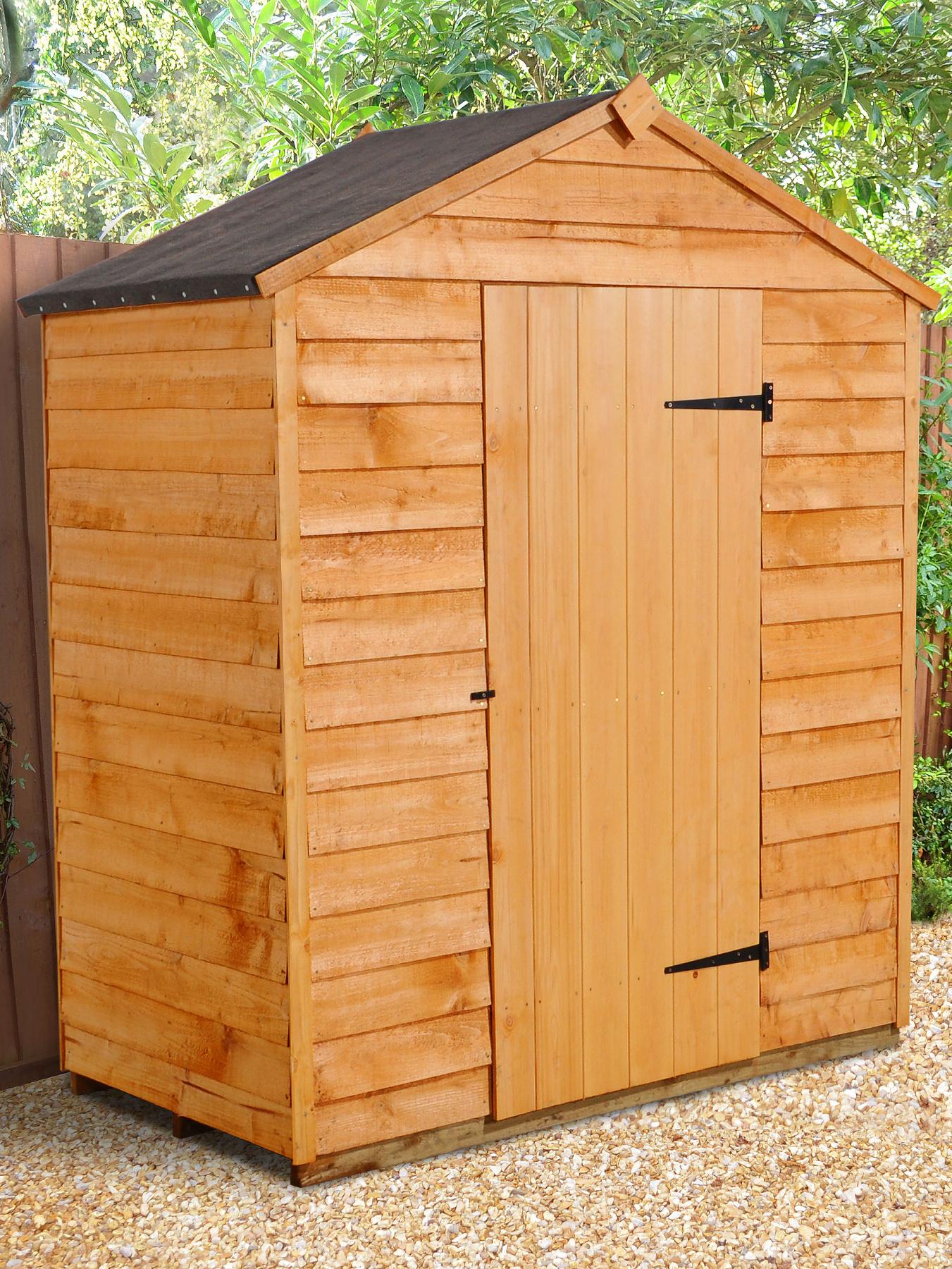 FOREST 5 x 3ft Starter Overlap Apex Shed FOREST 5 x 3ft Starter Overlap Apex Shed