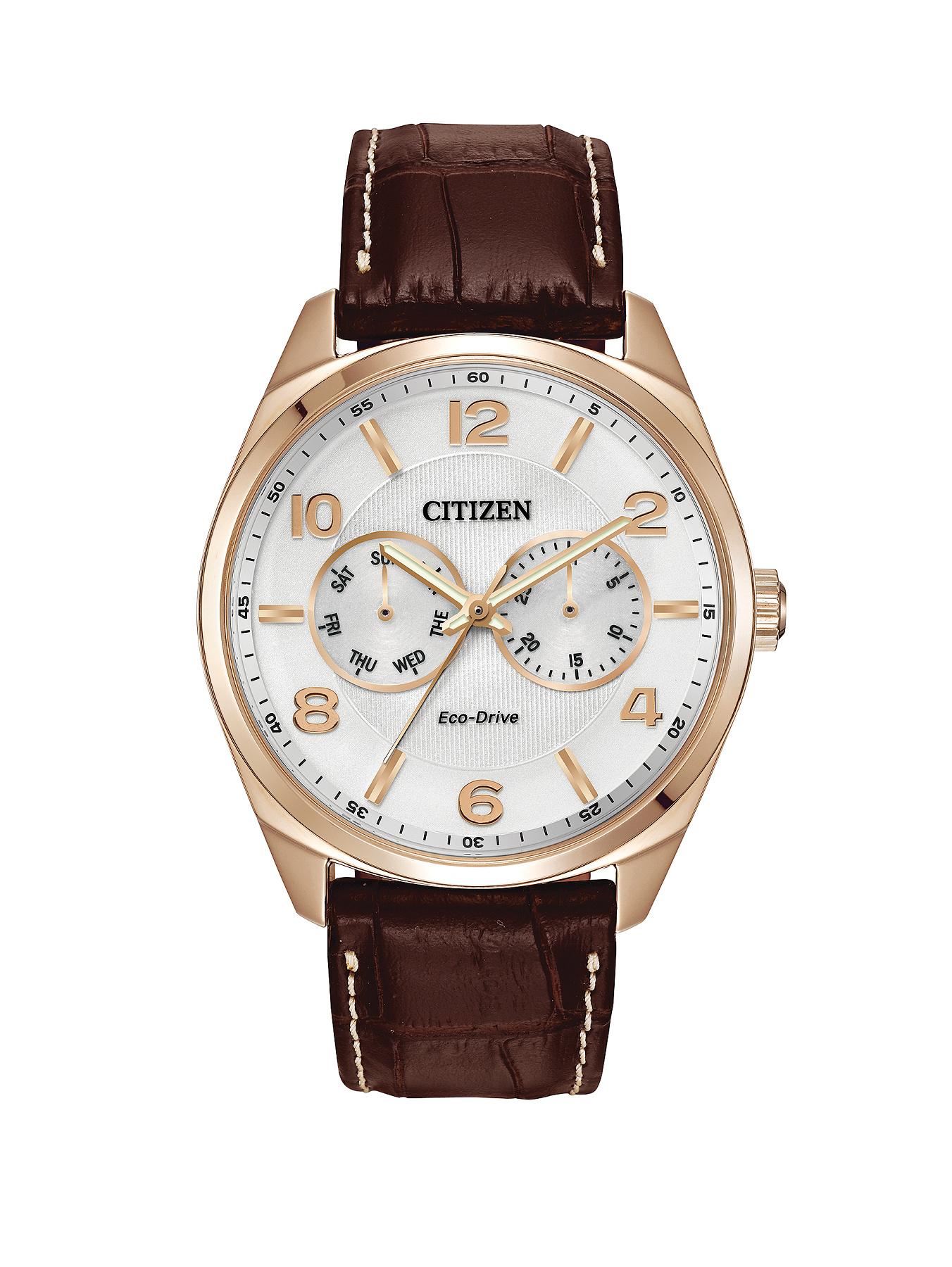 Citizen Eco-Drive WR100 Day-Date Strap Mens Watch Citizen Eco-Drive WR100 Day-Date Strap Mens Watch