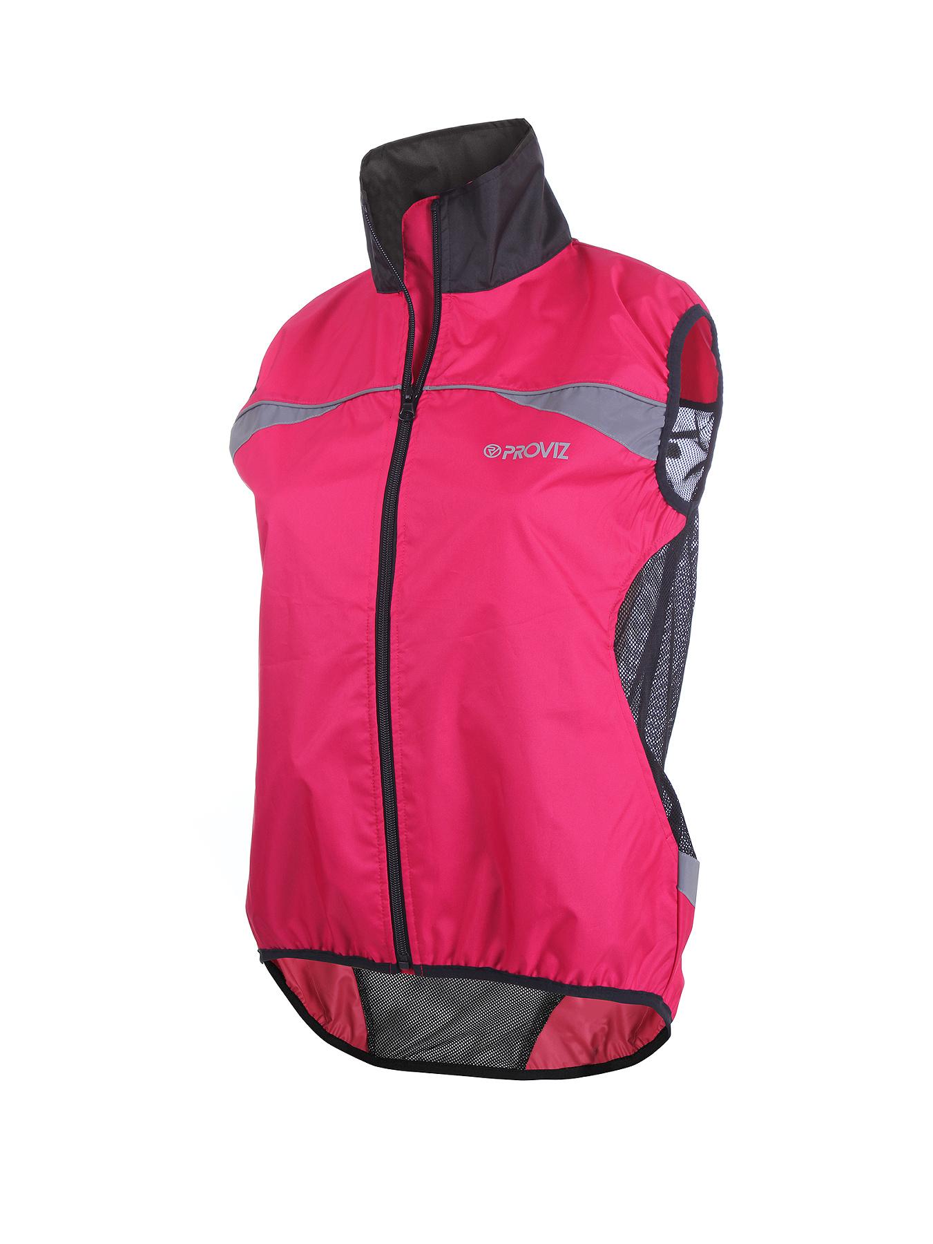 PROVIZ Ladies High Vis Cycling Gilet - Pink - Pink, Pink PROVIZ Ladies High Vis Cycling Gilet - Pink - Pink, Pink