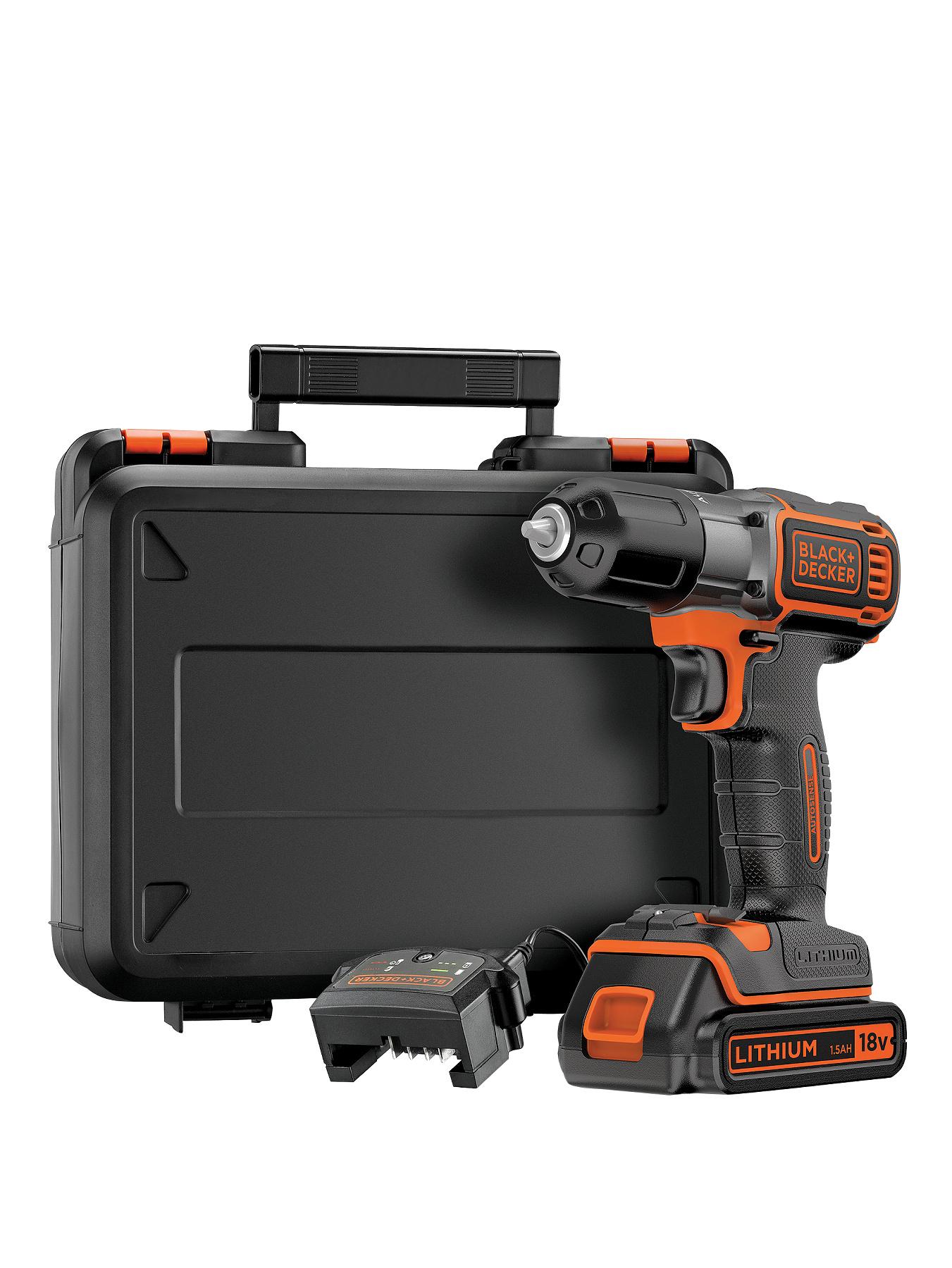 Black & Decker ASD184K-GB 18 Volt Drill Driver Autosense and Autoselect Technology Black & Decker ASD184K-GB 18 Volt Drill Driver Autosense and Autoselect Technology