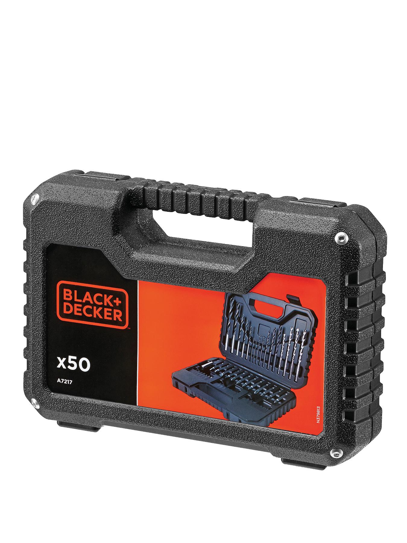 Black & Decker A7217-XJ 50-Piece Drilling and Screw Driving Set with Kitbox Black & Decker A7217-XJ 50-Piece Drilling and Screw Driving Set with Kitbox