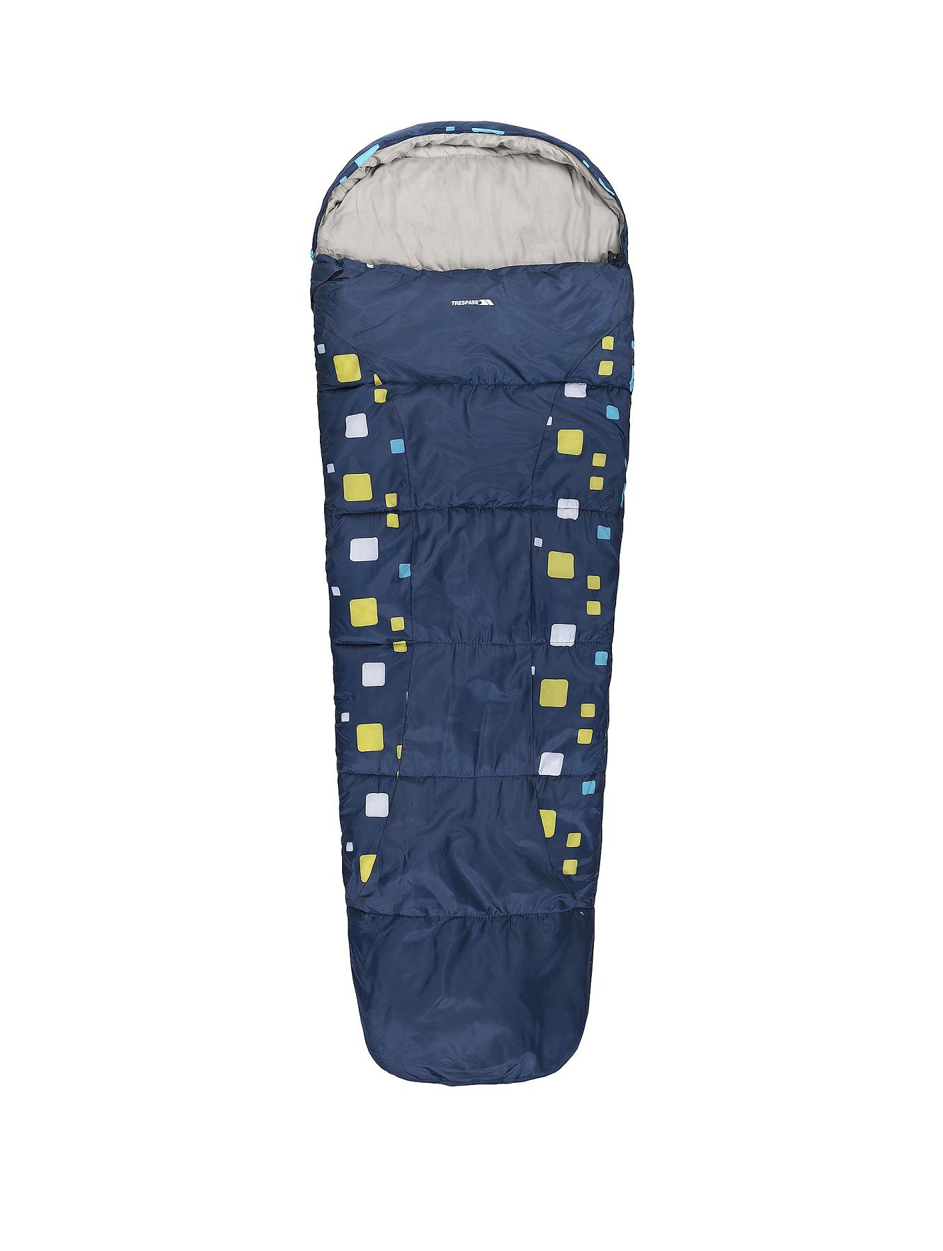 Trespass Bunka Junior Printed Sleeping Bag - Navy Trespass Bunka Junior Printed Sleeping Bag - Navy