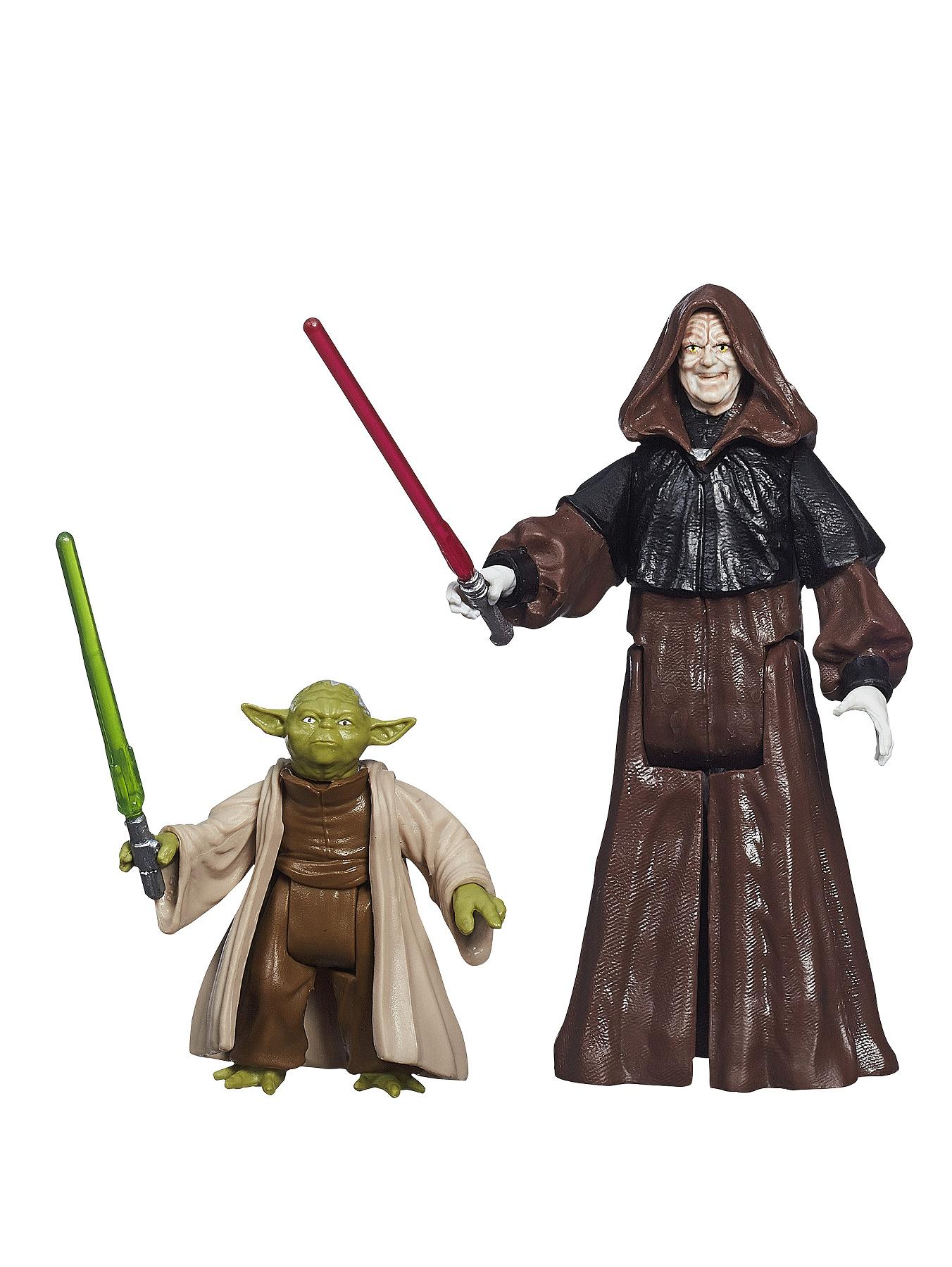 Star Wars Mission Series Figure - Episode 2 Yoda & Darth Sidious Star Wars Mission Series Figure - Episode 2 Yoda & Darth Sidious