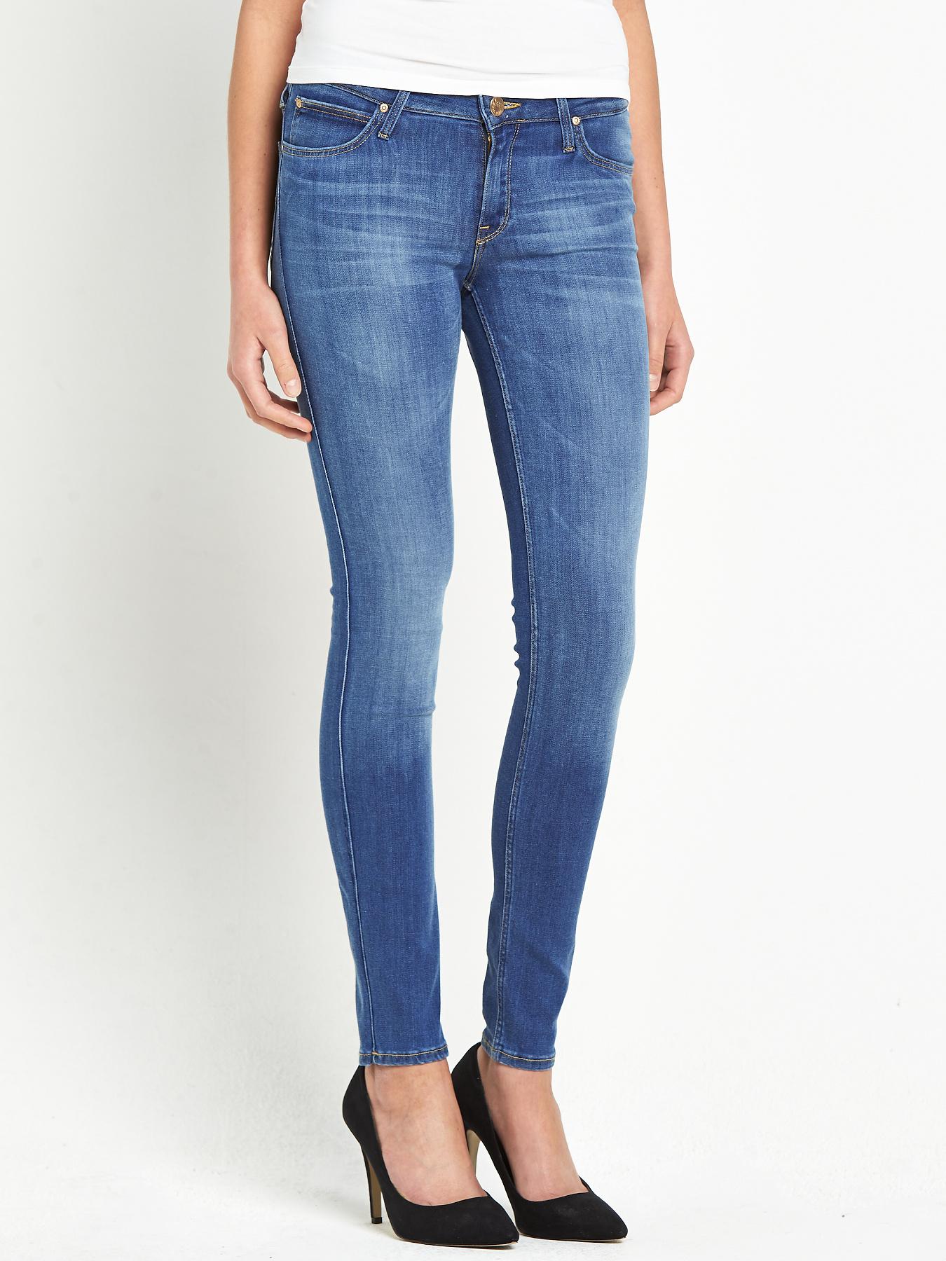 Lee Scarlett Skinny Jeans - Blue, Blue Lee Scarlett Skinny Jeans - Blue, Blue
