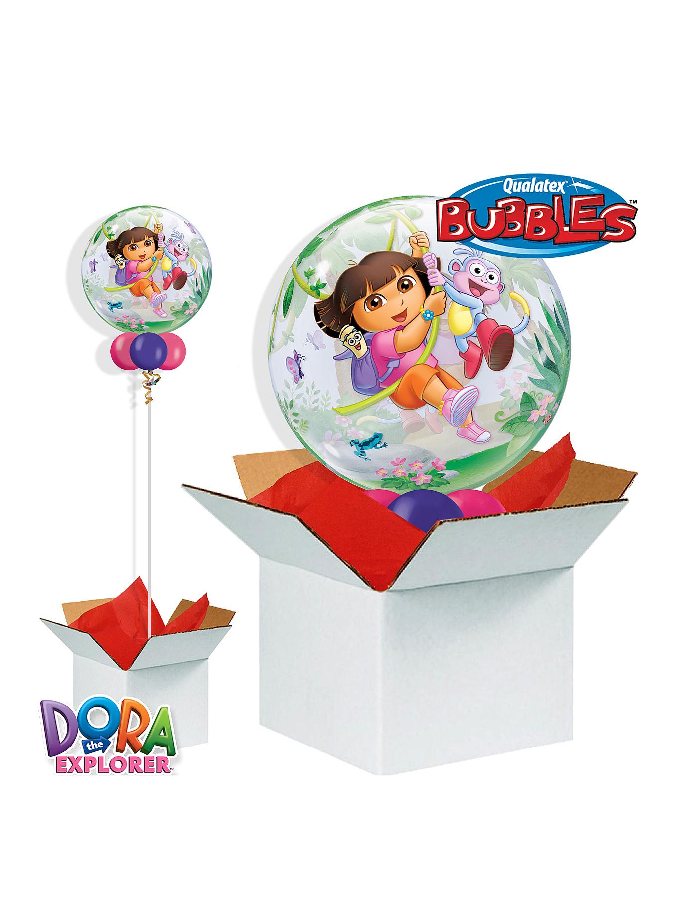 Dora the Explorer and Boots 22 inch Bubble Balloon Dora the Explorer and Boots 22 inch Bubble Balloon