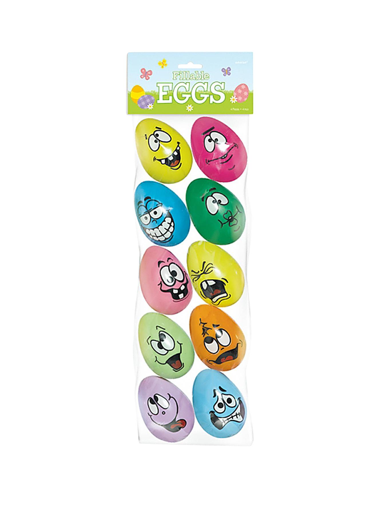 Easter Egg Hunt Crazy Eggs - Pack of 10 Easter Egg Hunt Crazy Eggs - Pack of 10