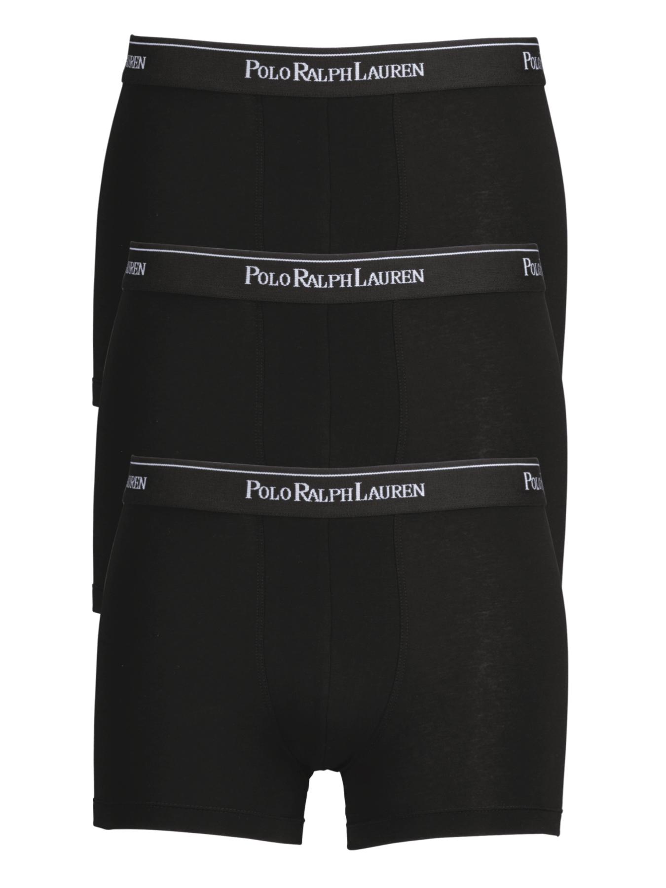 Polo Ralph Lauren Mens Core Trunks (3 Pack) - Black, Black Polo Ralph Lauren Mens Core Trunks (3 Pack) - Black, Black