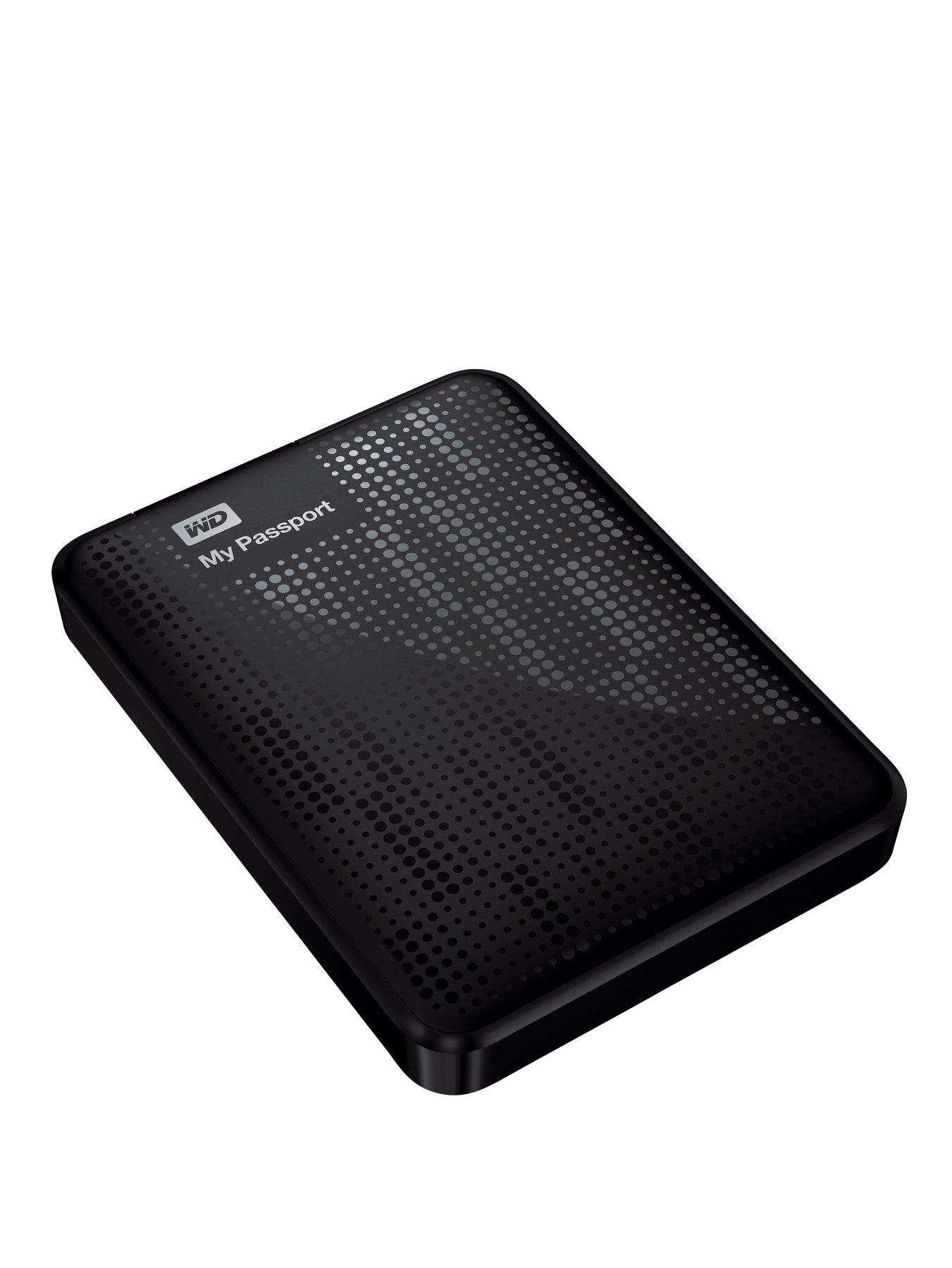 Western Digital My Passport 1Tb Portable Hard Drive - Black, Black Western Digital My Passport 1Tb Portable Hard Drive - Black, Black