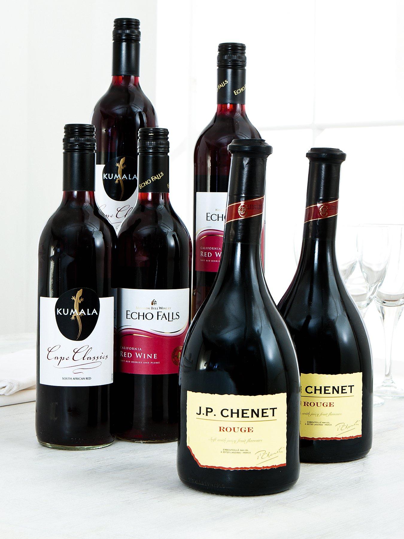 6 Bottles of Red Wine Pack 6 Bottles of Red Wine Pack