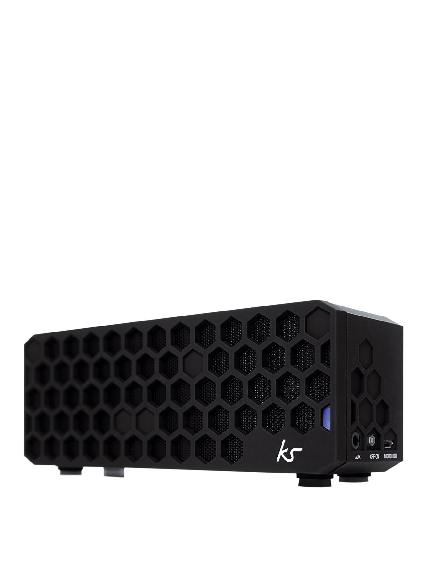 Kitsound Hive Bluetooth Wireless Portable Stereo Speaker - Black Kitsound Hive Bluetooth Wireless Portable Stereo Speaker - Black