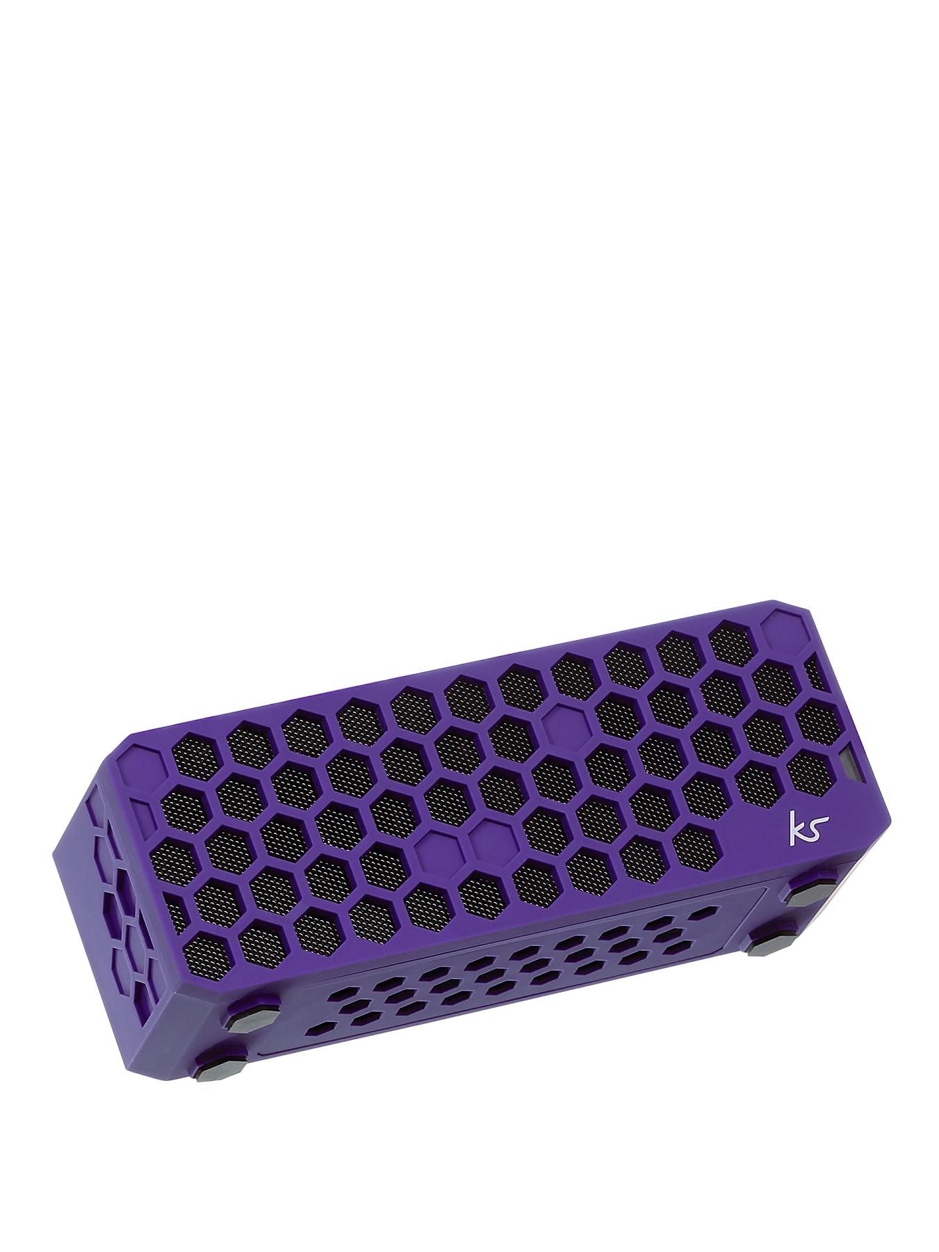 Kitsound Hive Bluetooth Wireless Portable Stereo Speaker - Purple Kitsound Hive Bluetooth Wireless Portable Stereo Speaker - Purple