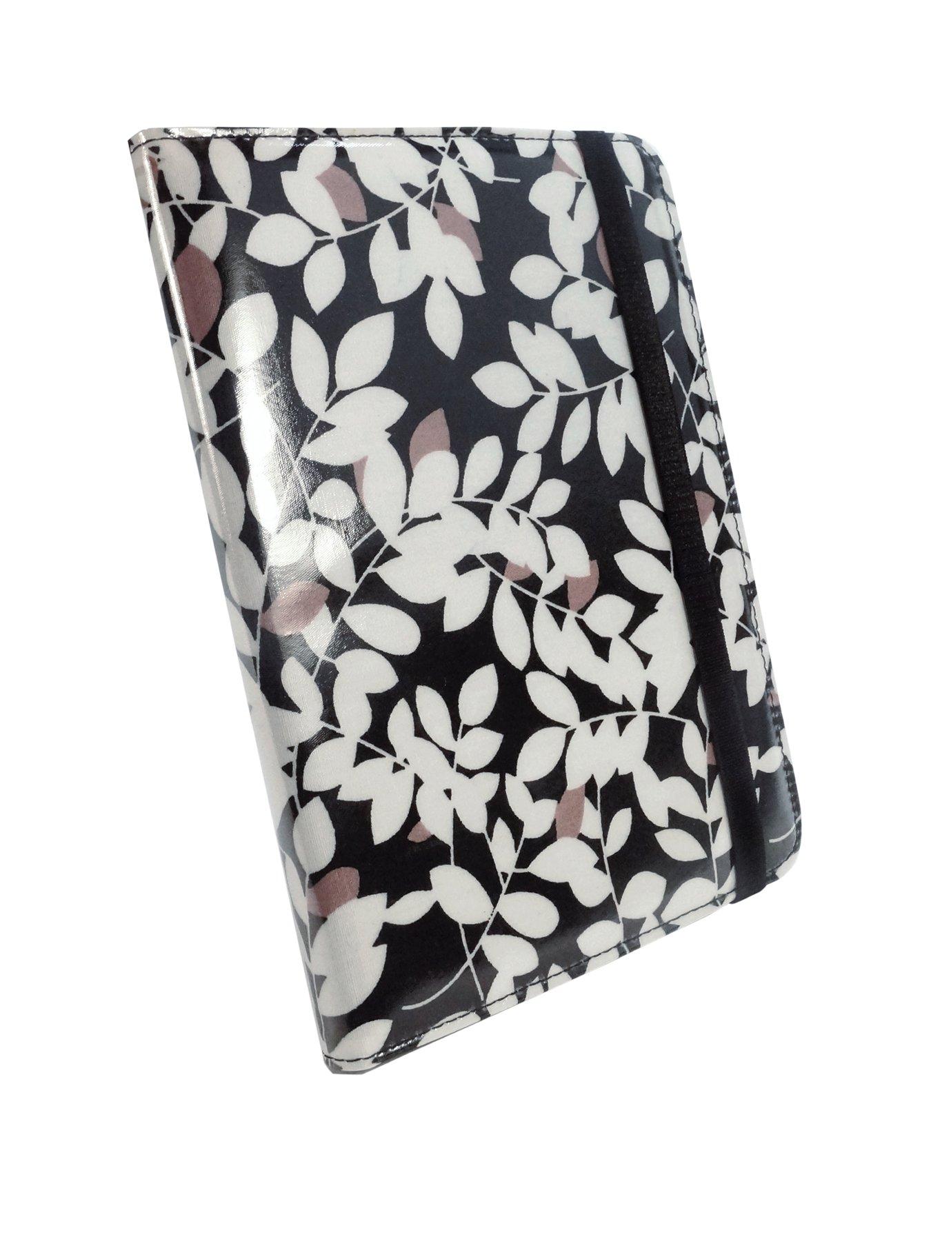 Tuff-Luv 6 inch eBook Slimbook Foliata Oil Cloth - Black Tuff-Luv 6 inch eBook Slimbook Foliata Oil Cloth - Black