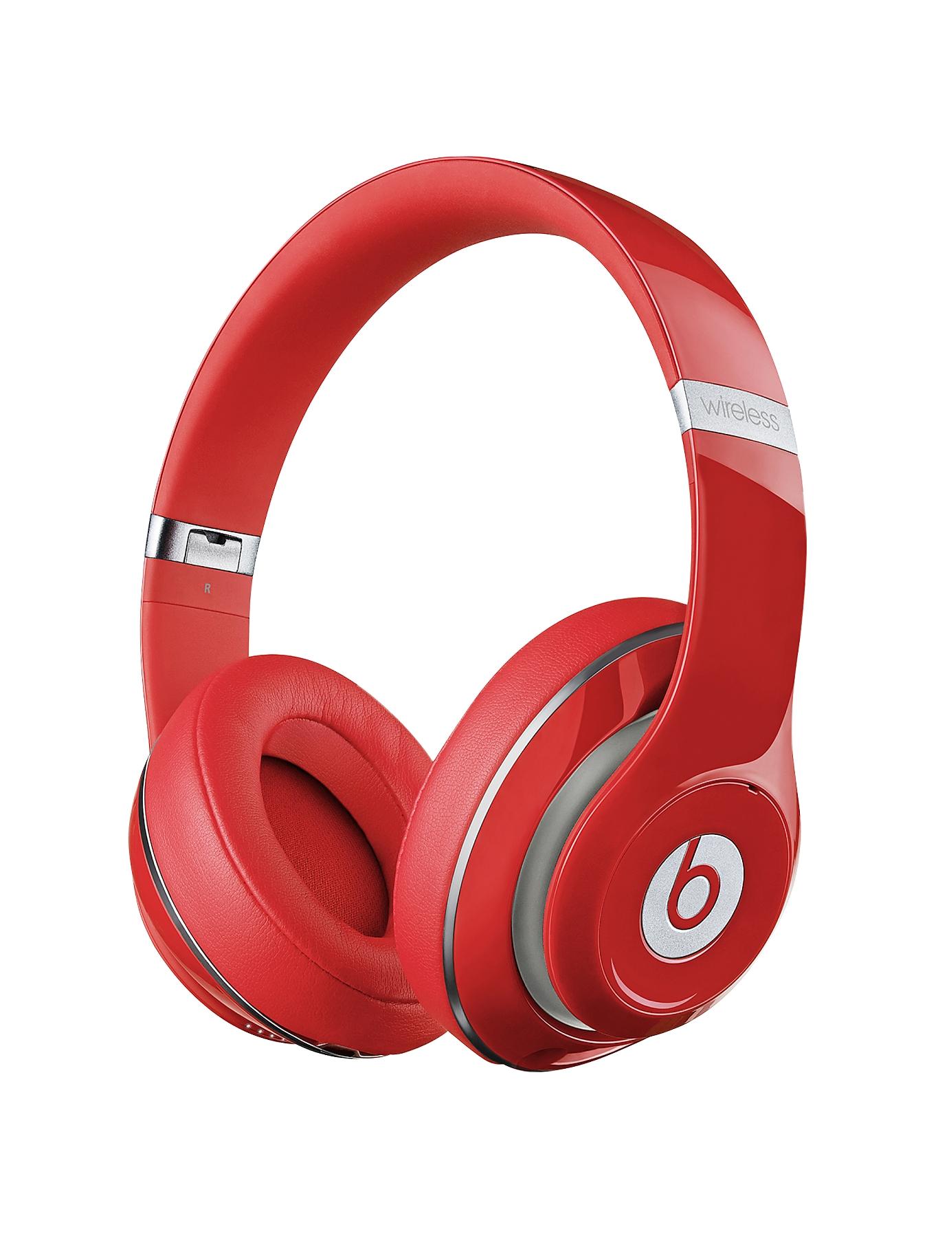 Beats by Dr Dre Studio Wireless Over Ear Headphones - Red Beats by Dr Dre Studio Wireless Over Ear Headphones - Red