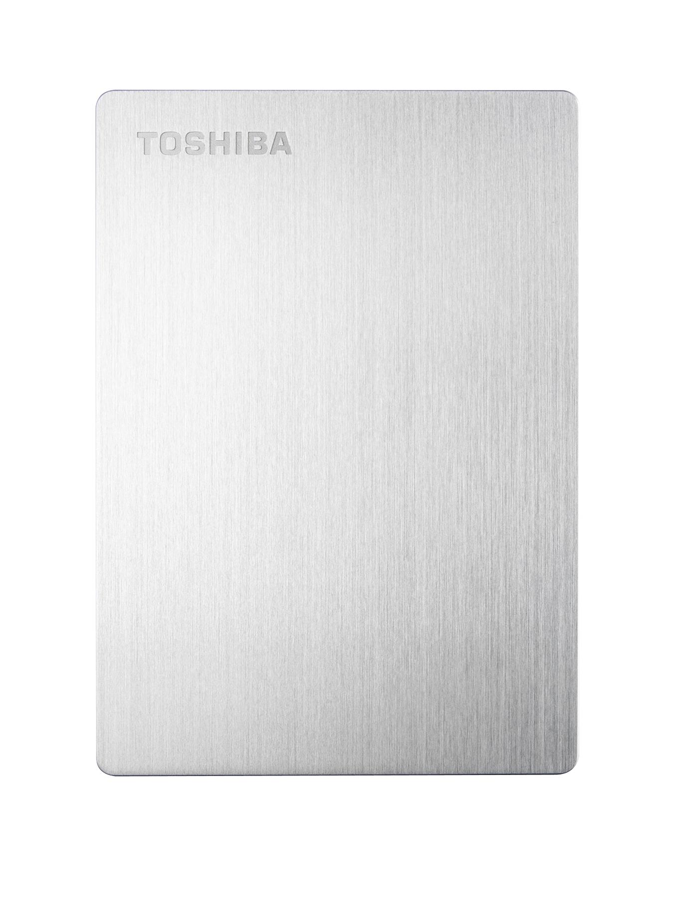 Toshiba Slim Mac 1Tb External Portable Hard Drive - Silver Toshiba Slim Mac 1Tb External Portable Hard Drive - Silver