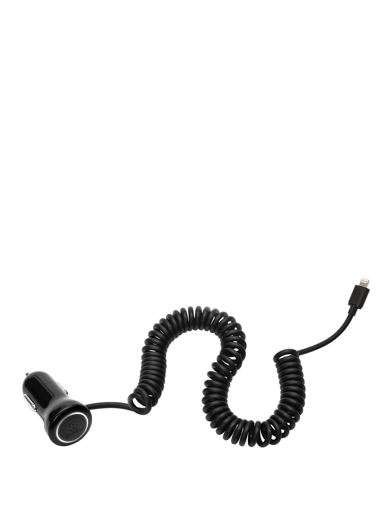 GRIFFIN PowerJolt SE Lightning in-car Charger for Various iPads, iPhones and iPods - Black GRIFFIN PowerJolt SE Lightning in-car Charger for Various iPads, iPhones and iPods - Black