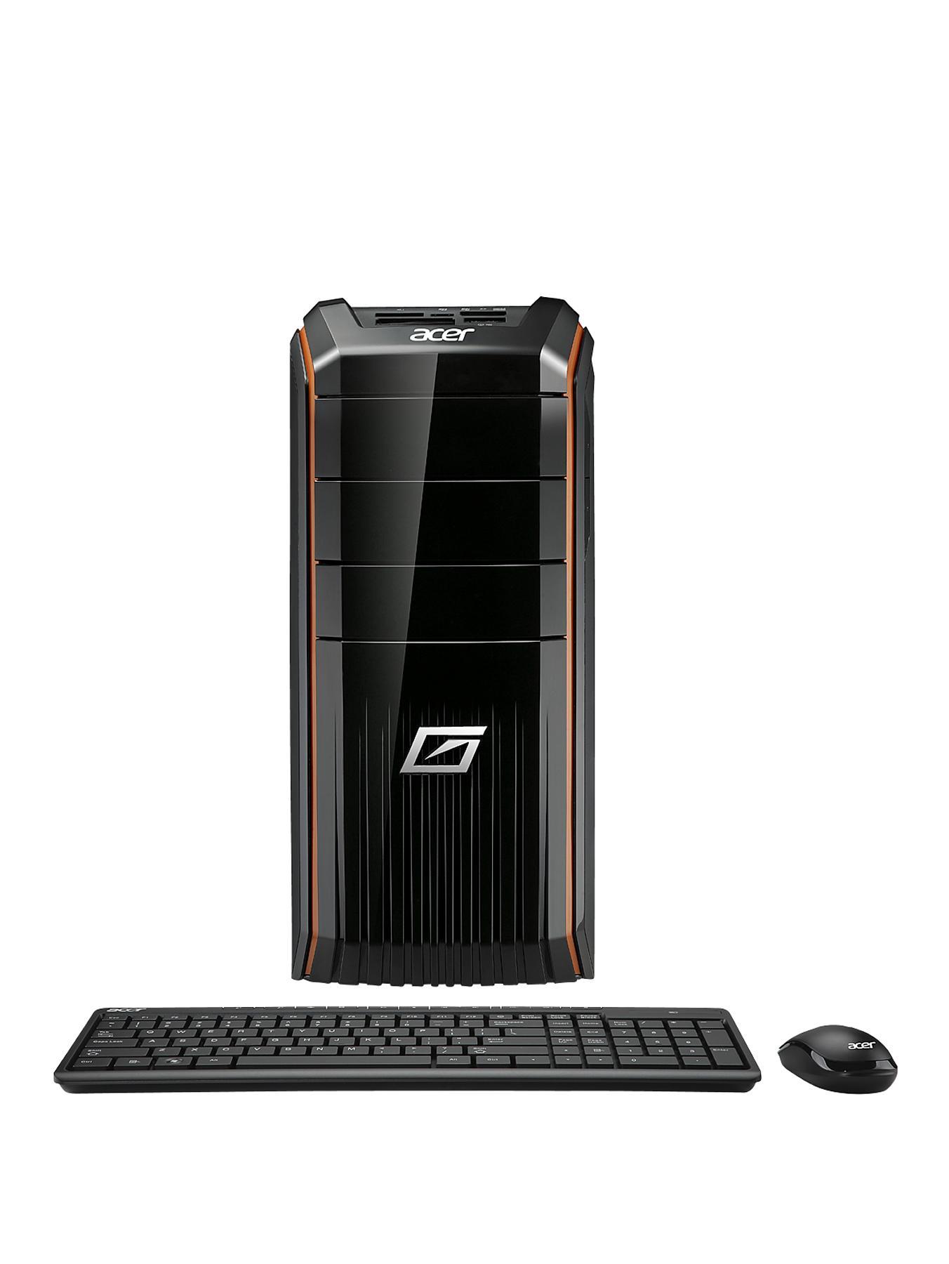 Acer Predator G3-605 Intel Core i7 Processor, 16Gb RAM, 1Tb Hard Drive, 60Gb SSD, Wi-Fi, Desktop PC Base Unit with 1.5Gb Dedicated Graphics - Black Acer Predator G3-605 Intel Core i7 Processor, 16Gb RAM, 1Tb Hard Drive, 60Gb SSD, Wi-Fi, Desktop PC Base Unit with 1.5Gb Dedicated Graphics - Black