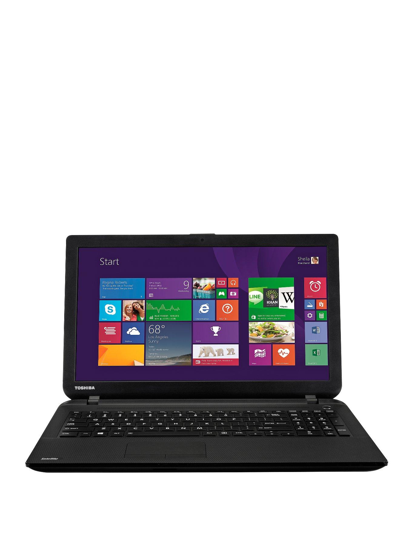 Toshiba C50B14D Intel® Celeron® Processor, 4Gb RAM, 500Gb Hard Drive, WiFi, 15.6 inch Laptop