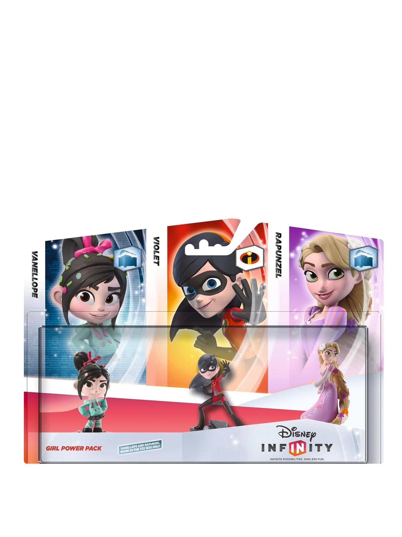 Disney Infinity Girl Power Playset Pack - Violet, Rapunzel and Vanellope Disney Infinity Girl Power Playset Pack - Violet, Rapunzel and Vanellope