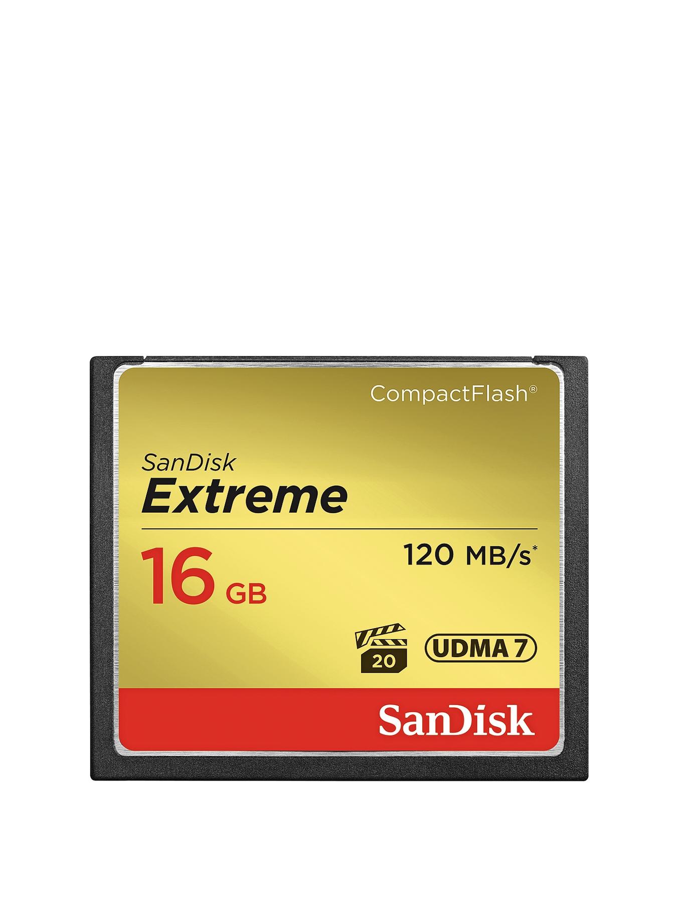 SanDisk Compact Flash Extreme 16Gb, 120Mb/s Memory Card SanDisk Compact Flash Extreme 16Gb, 120Mb/s Memory Card