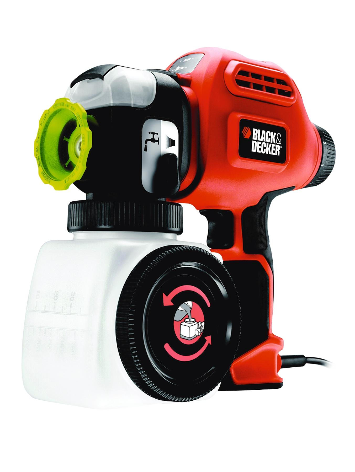 Black & Decker 2-speed Heavy Duty Paint Sprayer with Quick Clean Black & Decker 2-speed Heavy Duty Paint Sprayer with Quick Clean