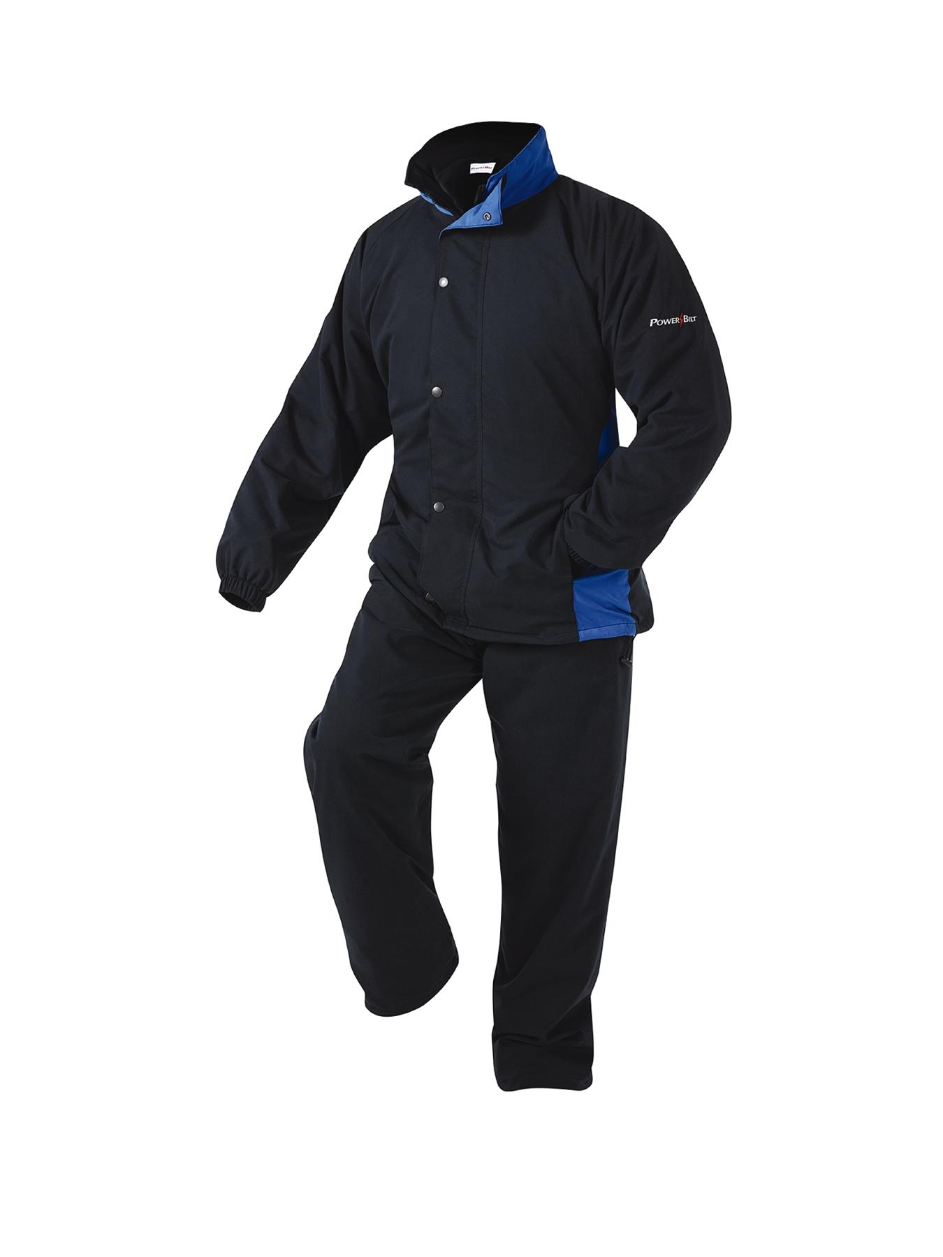 Powerbilt Nimbus Waterproof Mens Golf Suit - Black, Black Powerbilt Nimbus Waterproof Mens Golf Suit - Black, Black