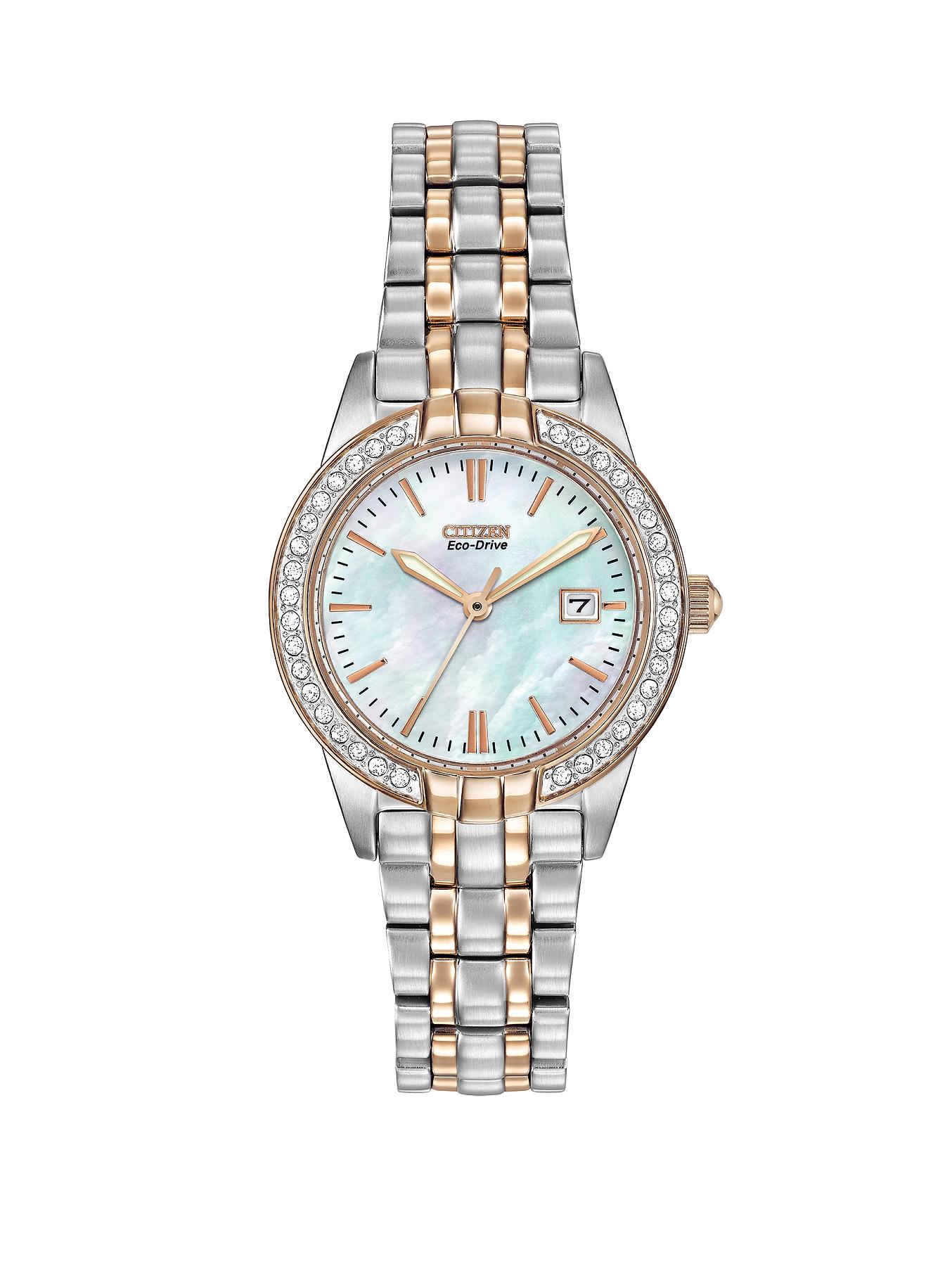 Citizen Eco-Drive Silhouette Crystal Swarovski Crystal-Set Bracelet Ladies Watch Citizen Eco-Drive Silhouette Crystal Swarovski Crystal-Set Bracelet Ladies Watch
