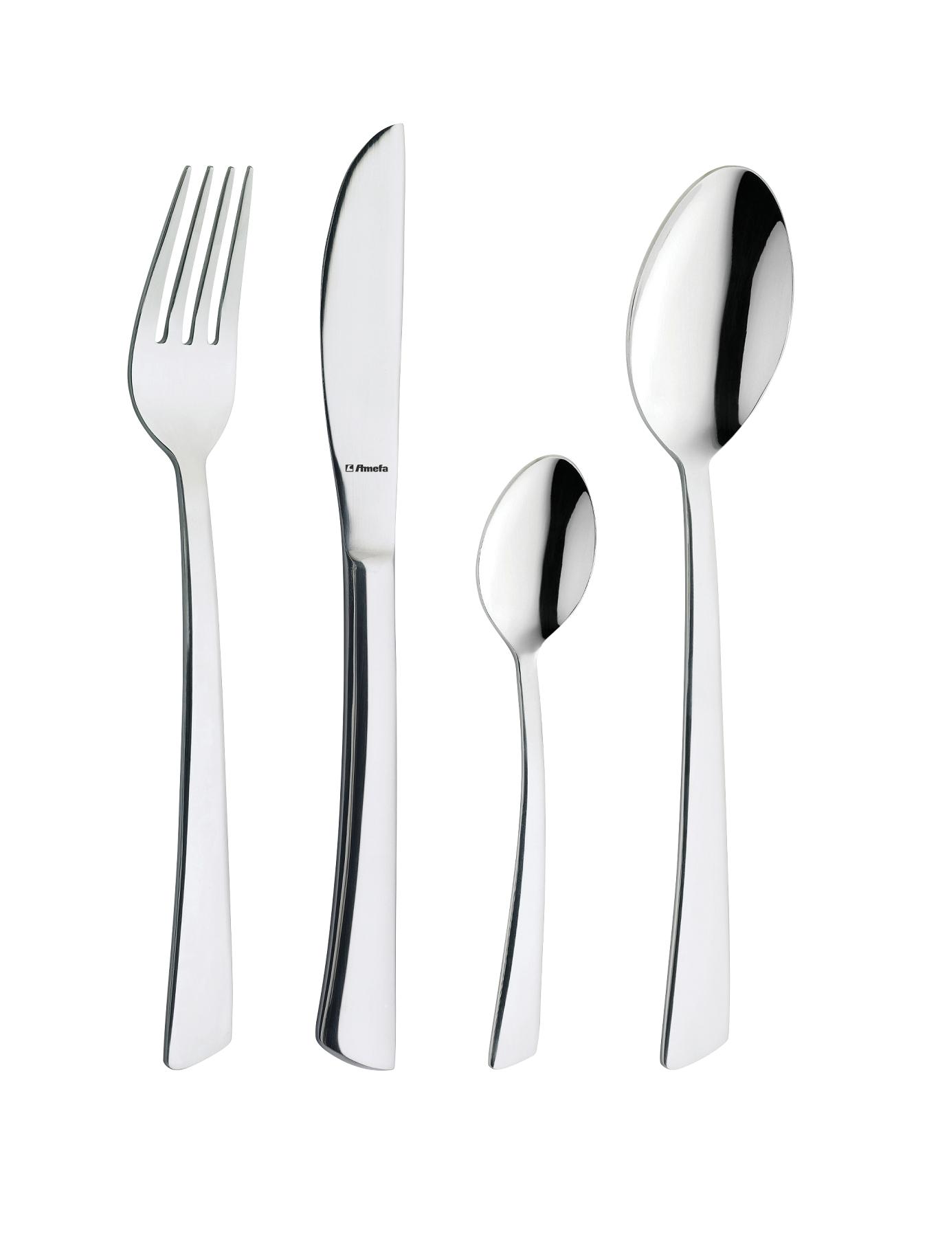 Amefa Wave Originals 44-Piece Cutlery Set - Stainless Steel Amefa Wave Originals 44-Piece Cutlery Set - Stainless Steel