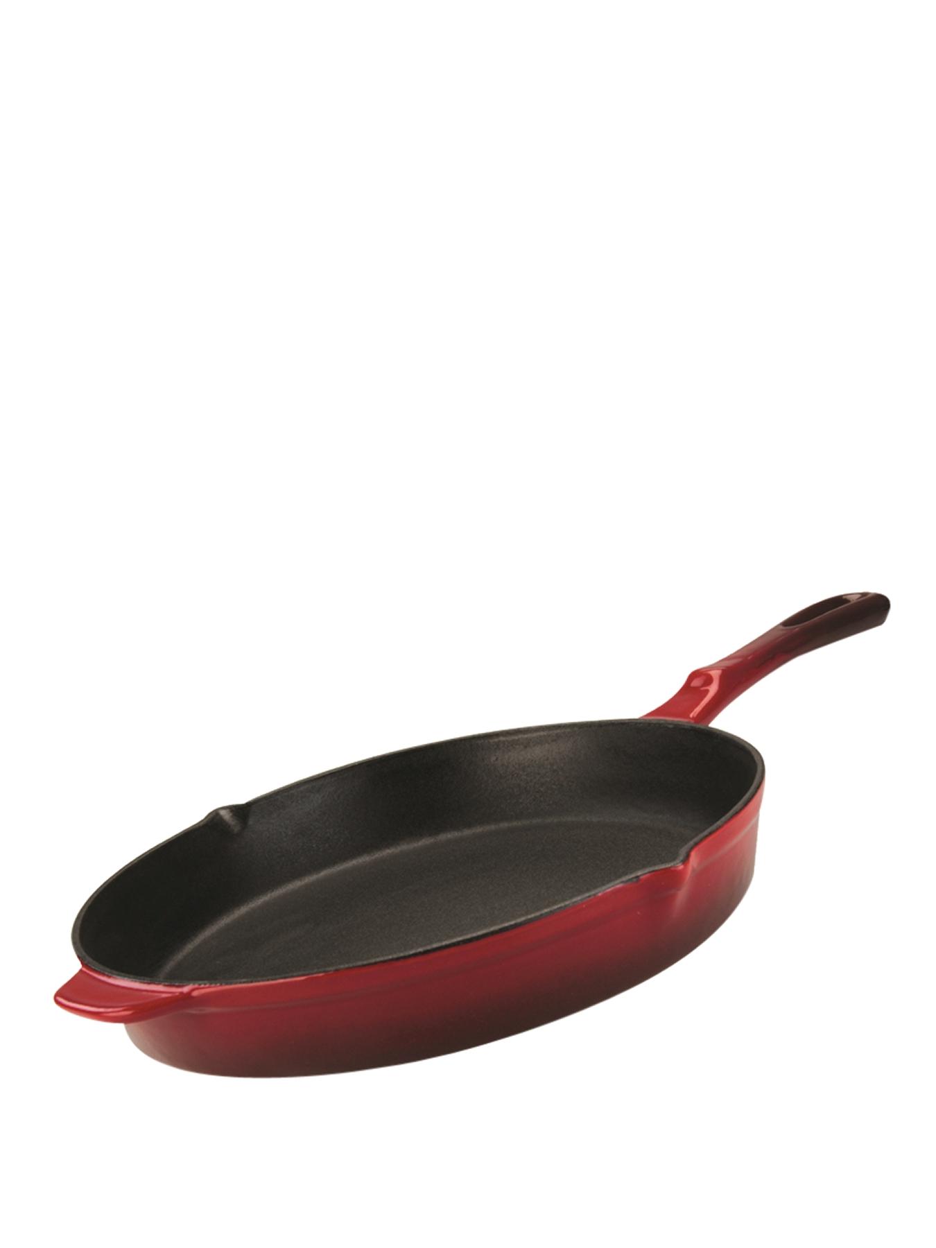 Apollo 26cm Red Cast Iron Frying Pan Apollo 26cm Red Cast Iron Frying Pan