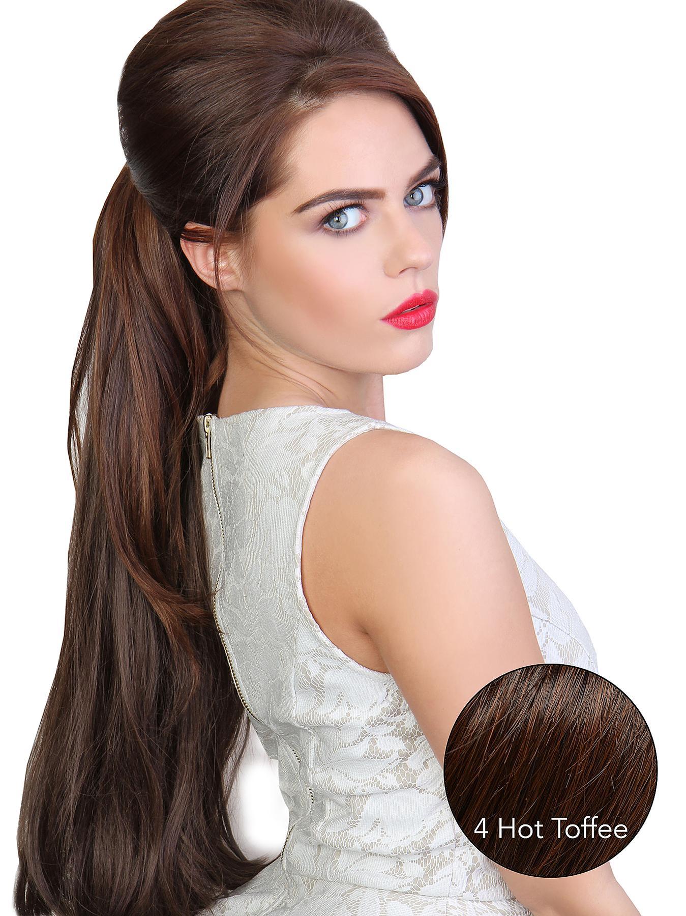 Beauty Works Volume Straight Synthetic Hair Pony Piece, Red Beauty Works Volume Straight Synthetic Hair Pony Piece, Red