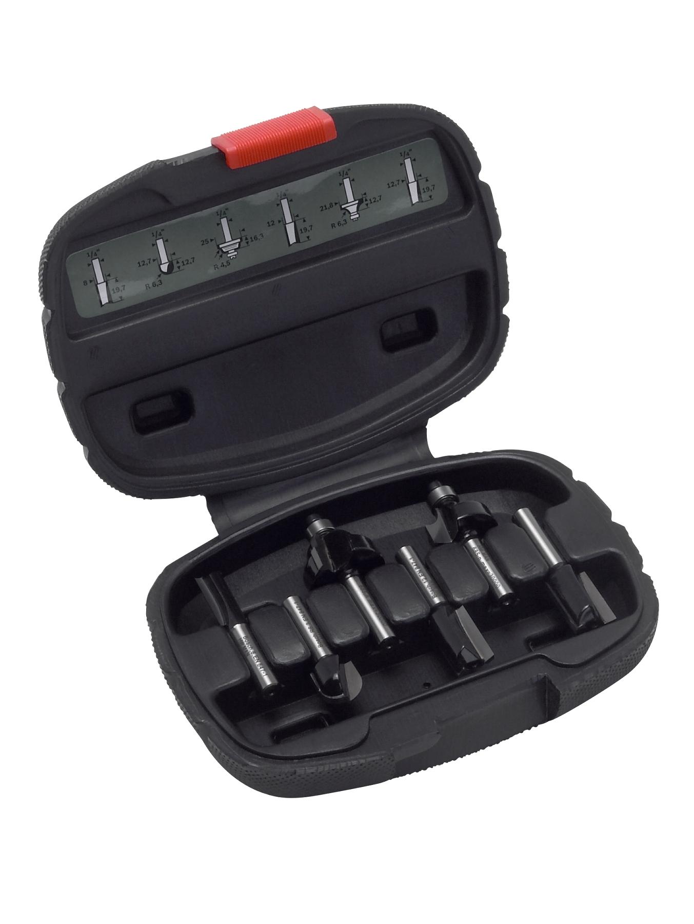 Bosch 6 piece router bit set Bosch 6 piece router bit set