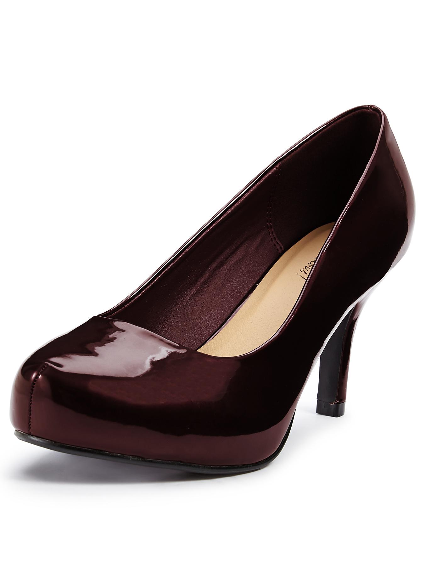 wide heel platform shoes