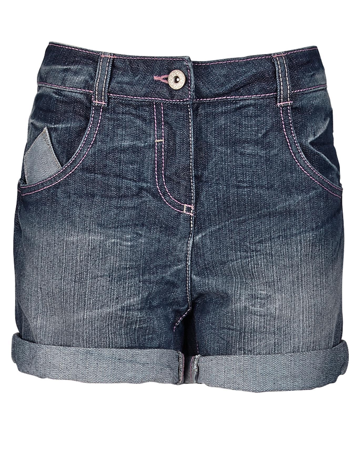 Freespirit Girls Light Wash Denim Shorts Freespirit Girls Light Wash Denim Shorts