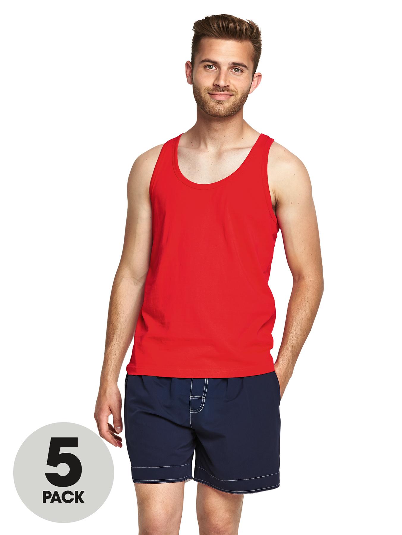 Goodsouls Mens Vests (5 Pack) Goodsouls Mens Vests (5 Pack)