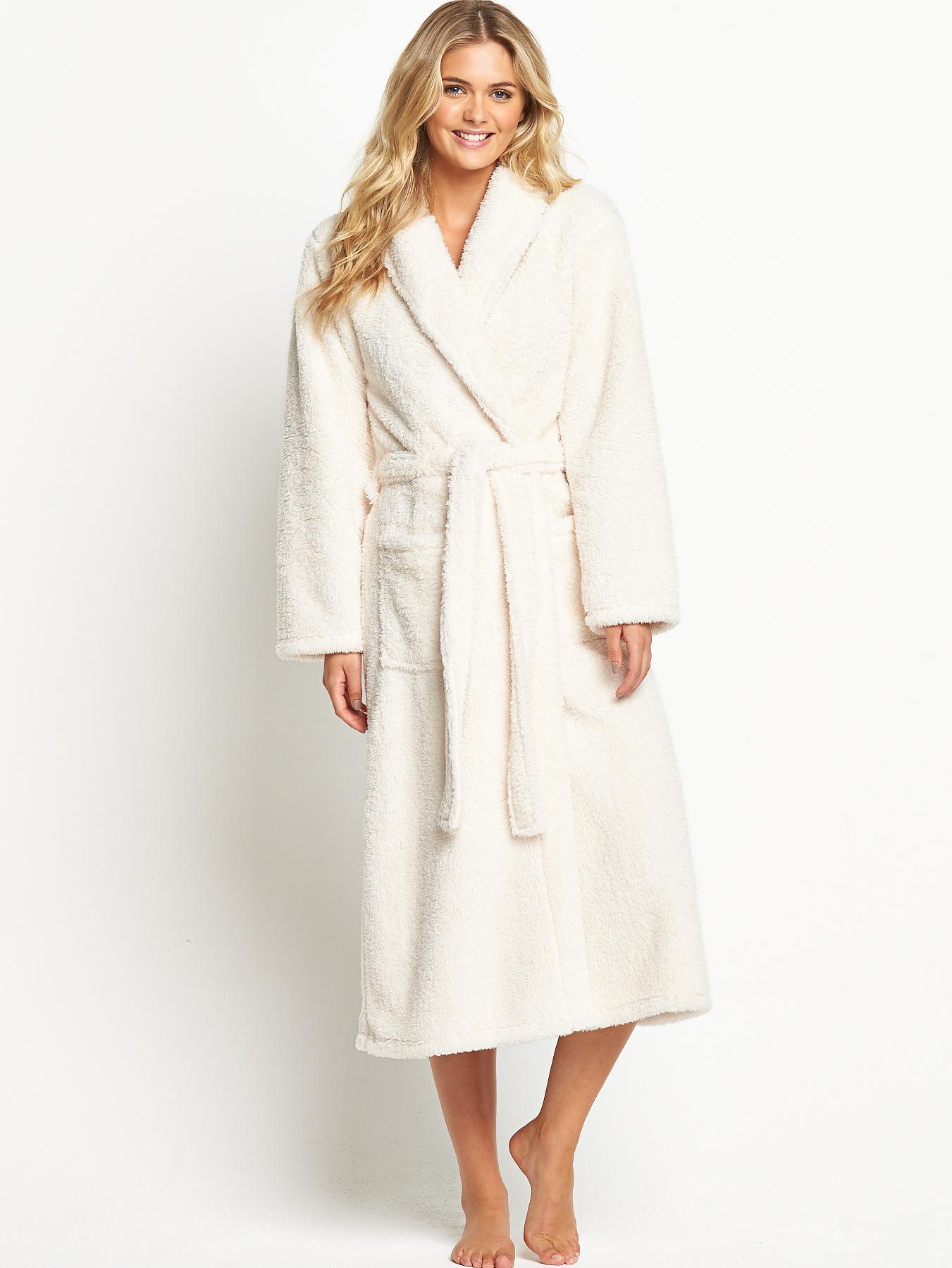 Sorbet Super Soft Robe - Cream, Cream Sorbet Super Soft Robe - Cream, Cream