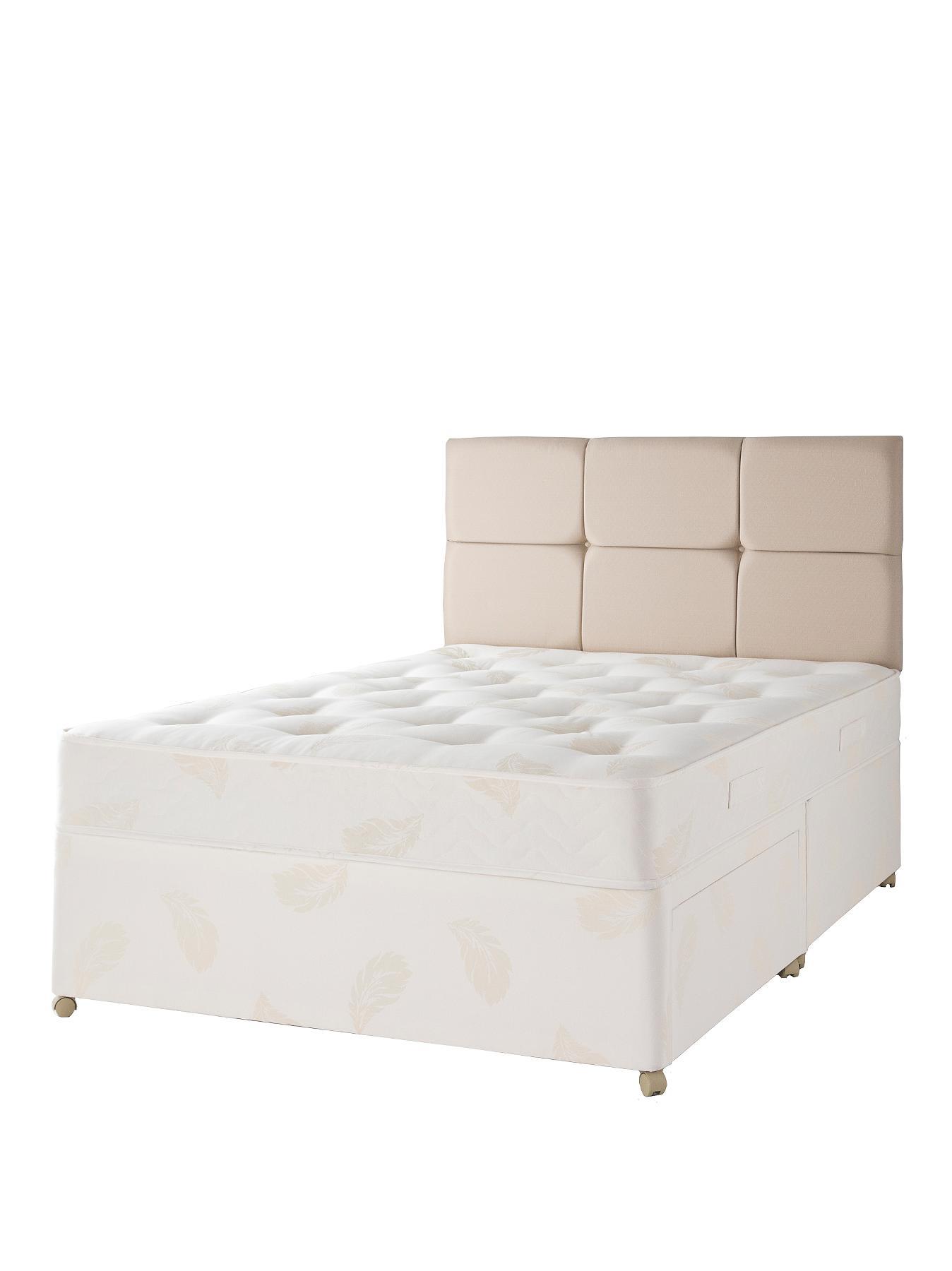 Airsprung Rebound Cotton Natural Tuft Divan with Optional Storage Airsprung Rebound Cotton Natural Tuft Divan with Optional Storage