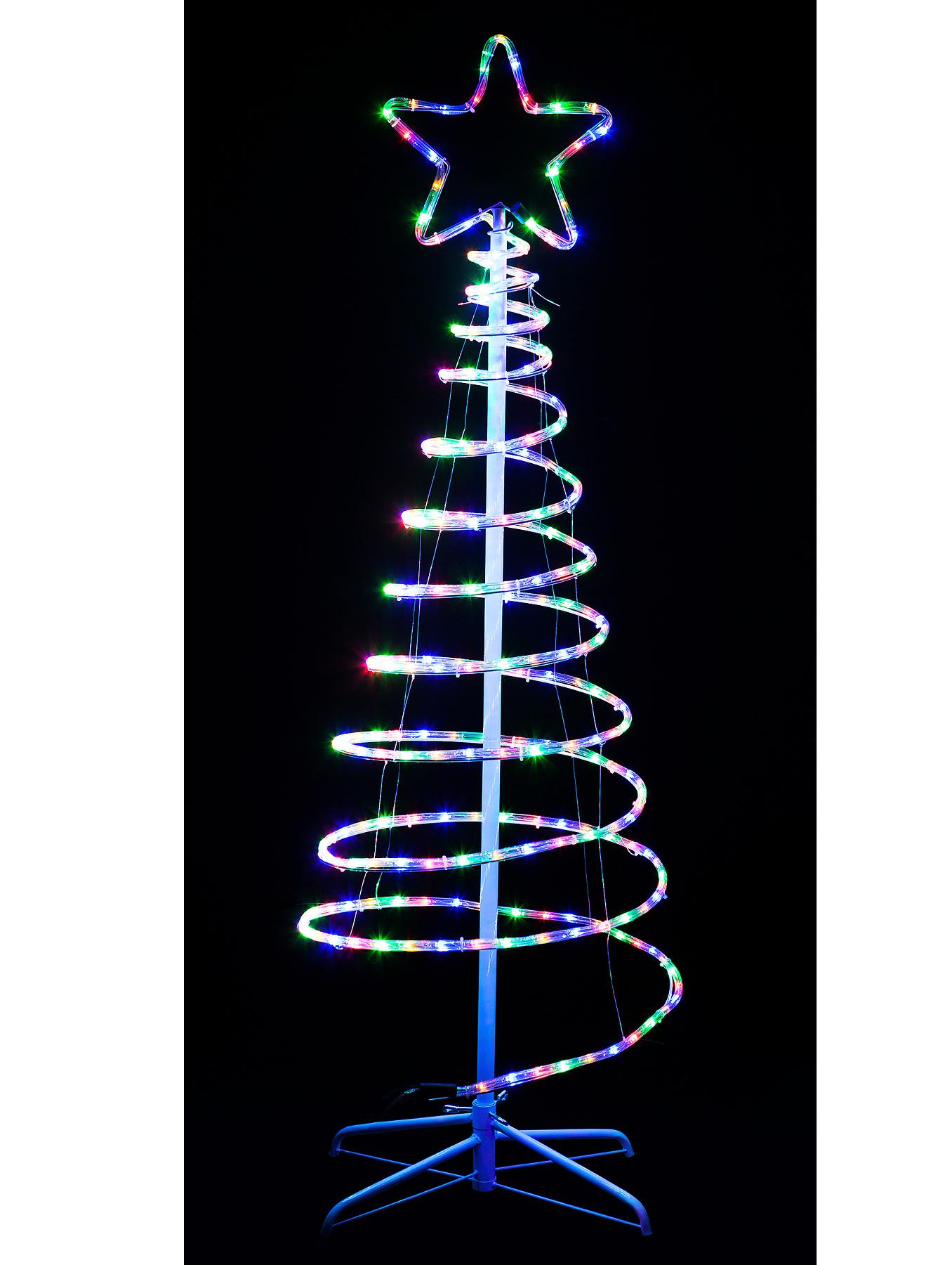 Spiral Rope Light Christmas Tree Spiral Rope Light Christmas Tree