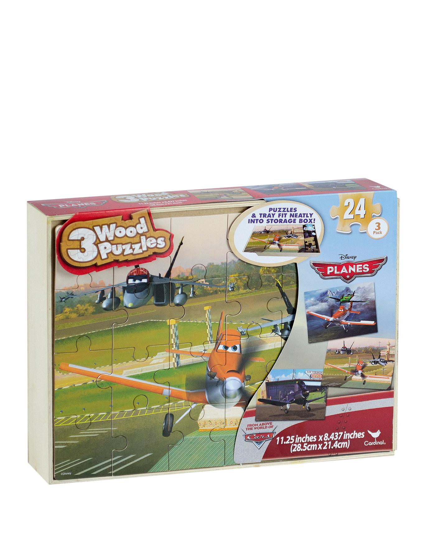 Disney Planes 3 Wooden Puzzles in a Wooden Case Disney Planes 3 Wooden Puzzles in a Wooden Case