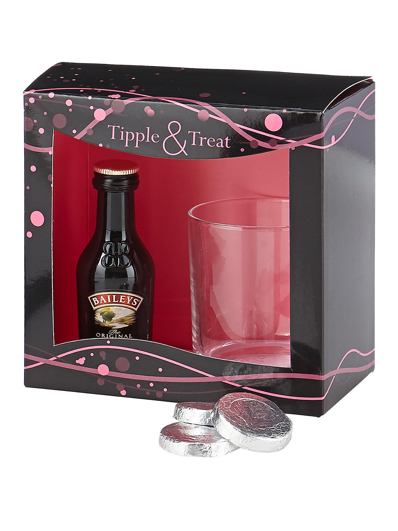 Cream Liqueur Tipple and Treat Set Cream Liqueur Tipple and Treat Set