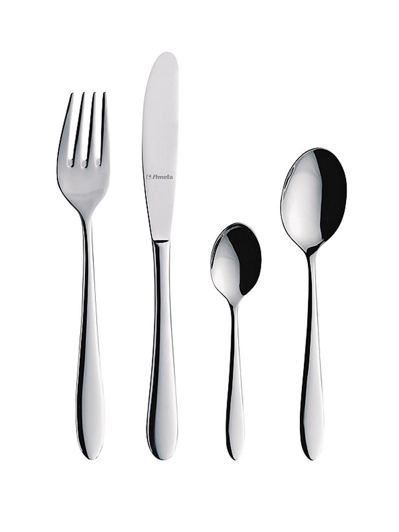Amefa Dubarry Vintage 44-Piece Cutlery Set - Stainless Steel Amefa Dubarry Vintage 44-Piece Cutlery Set - Stainless Steel