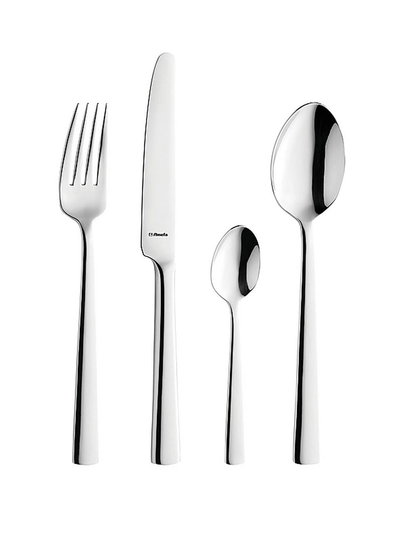 Amefa Bliss Modern 24-Piece Cutlery Set - Stainless Steel Amefa Bliss Modern 24-Piece Cutlery Set - Stainless Steel