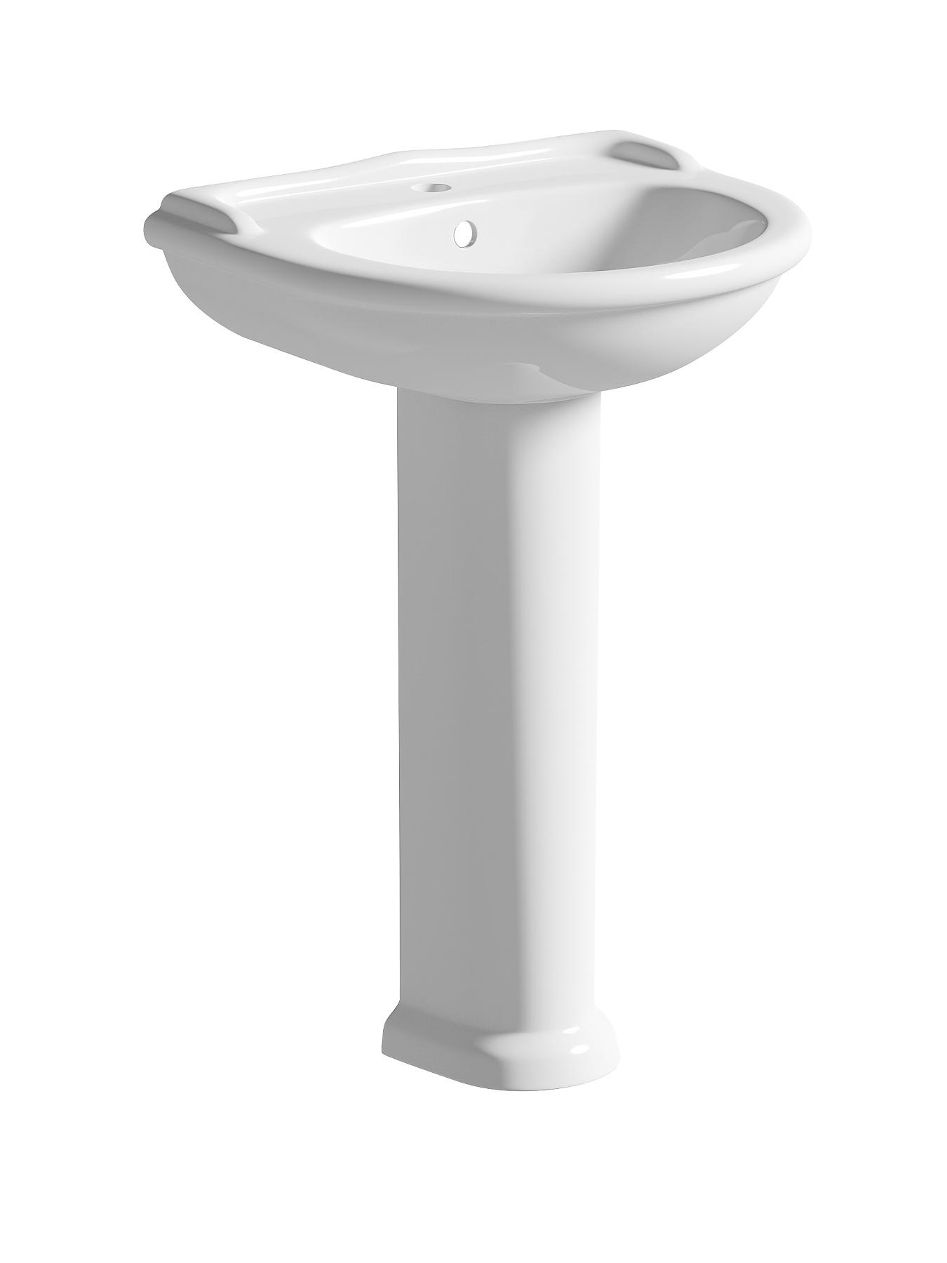 Honour 1 Tap Hole Basin and Full Pedestal Honour 1 Tap Hole Basin and Full Pedestal