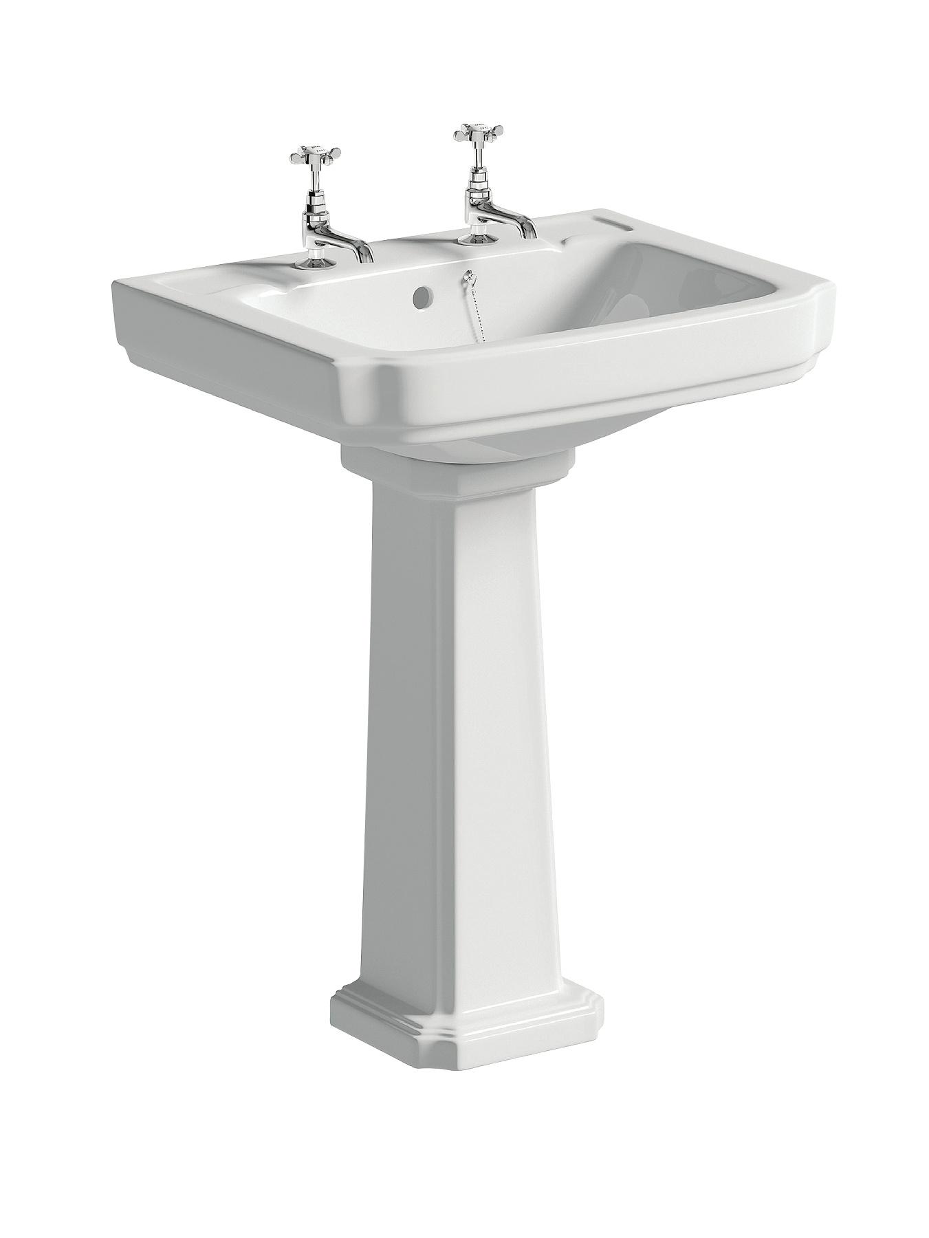 Elegance 2 tap Hole and Full Pedestal Basin Elegance 2 tap Hole and Full Pedestal Basin