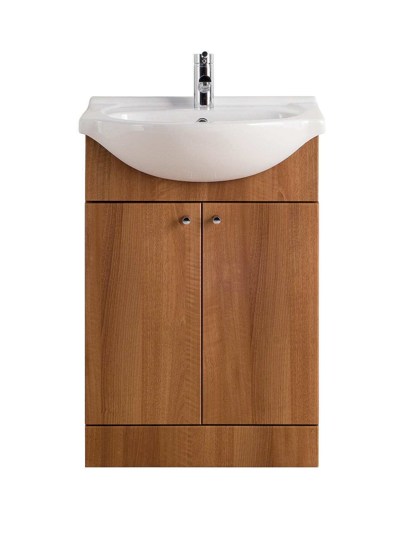 550mm Vanity Unit - Walnut 550mm Vanity Unit - Walnut