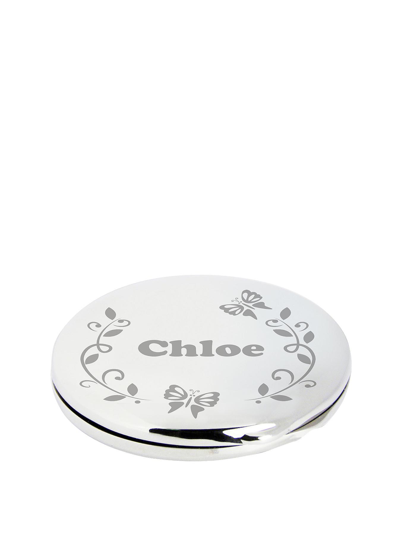 Personalised Butterfly Compact Mirror Personalised Butterfly Compact Mirror