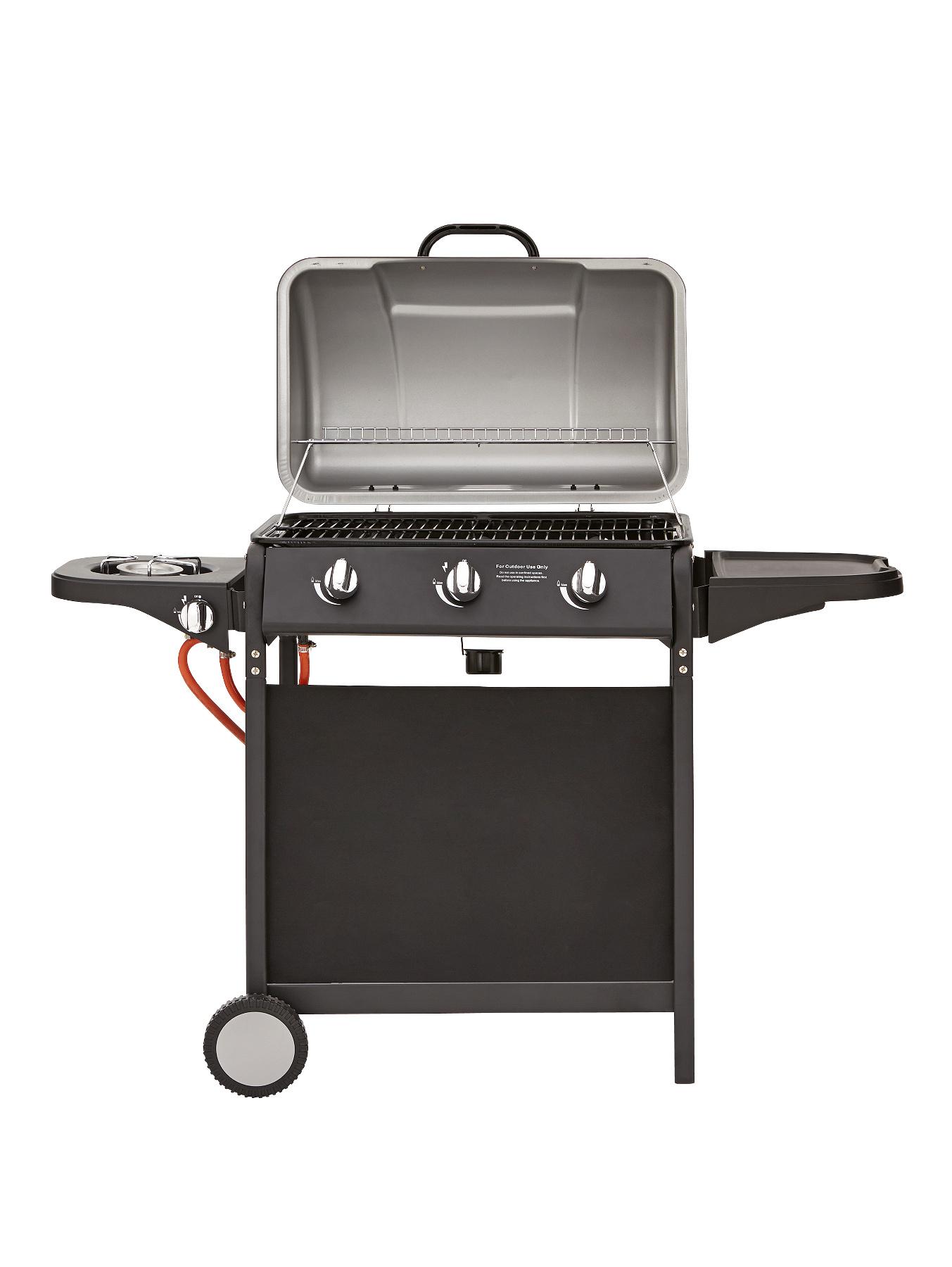 3 Burner Gas BBQ with Side Burner 3 Burner Gas BBQ with Side Burner