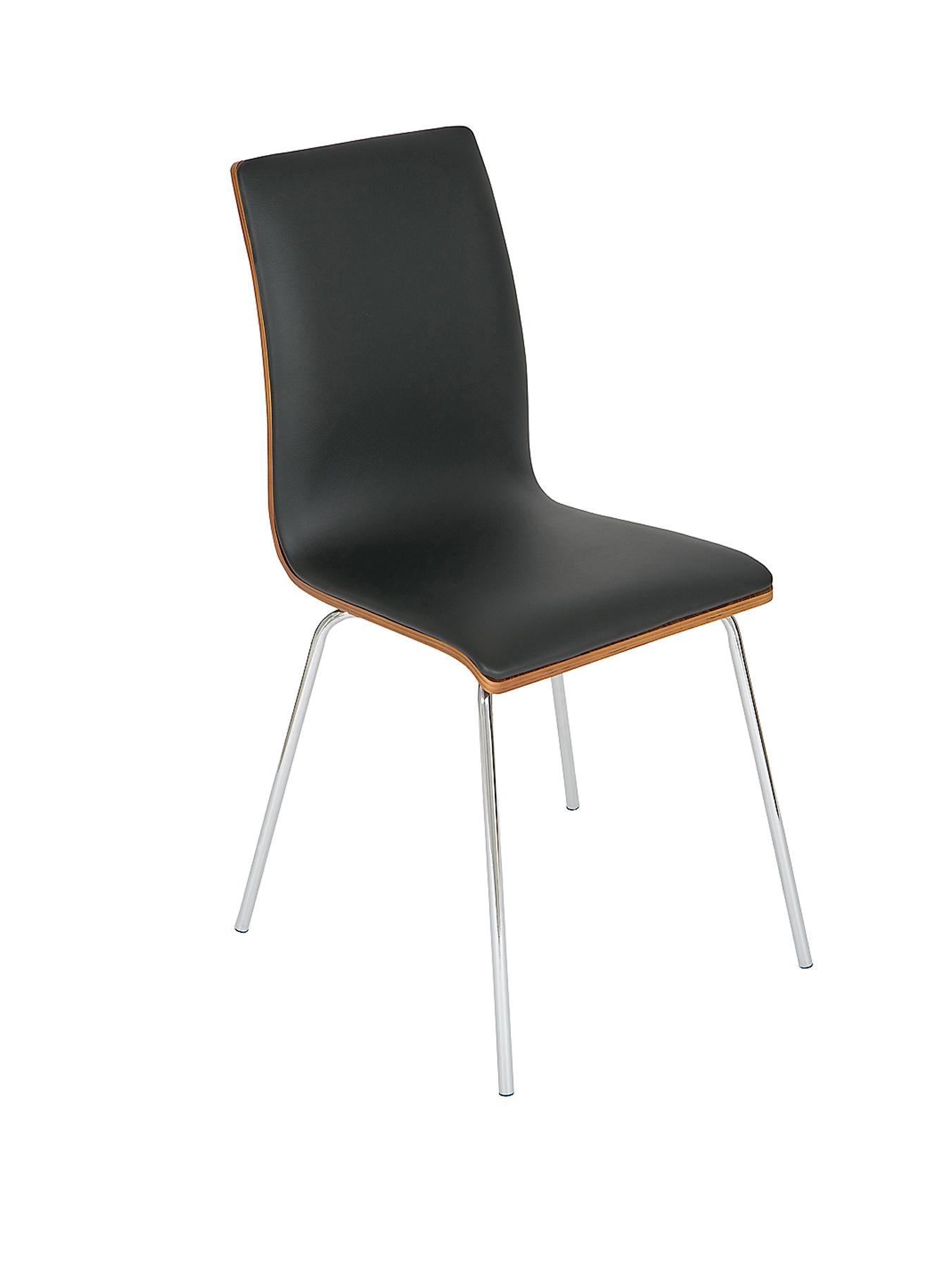 Dante Dining Chairs (Set of 2) - White, White,Black Dante Dining Chairs (Set of 2) - White, White,Black