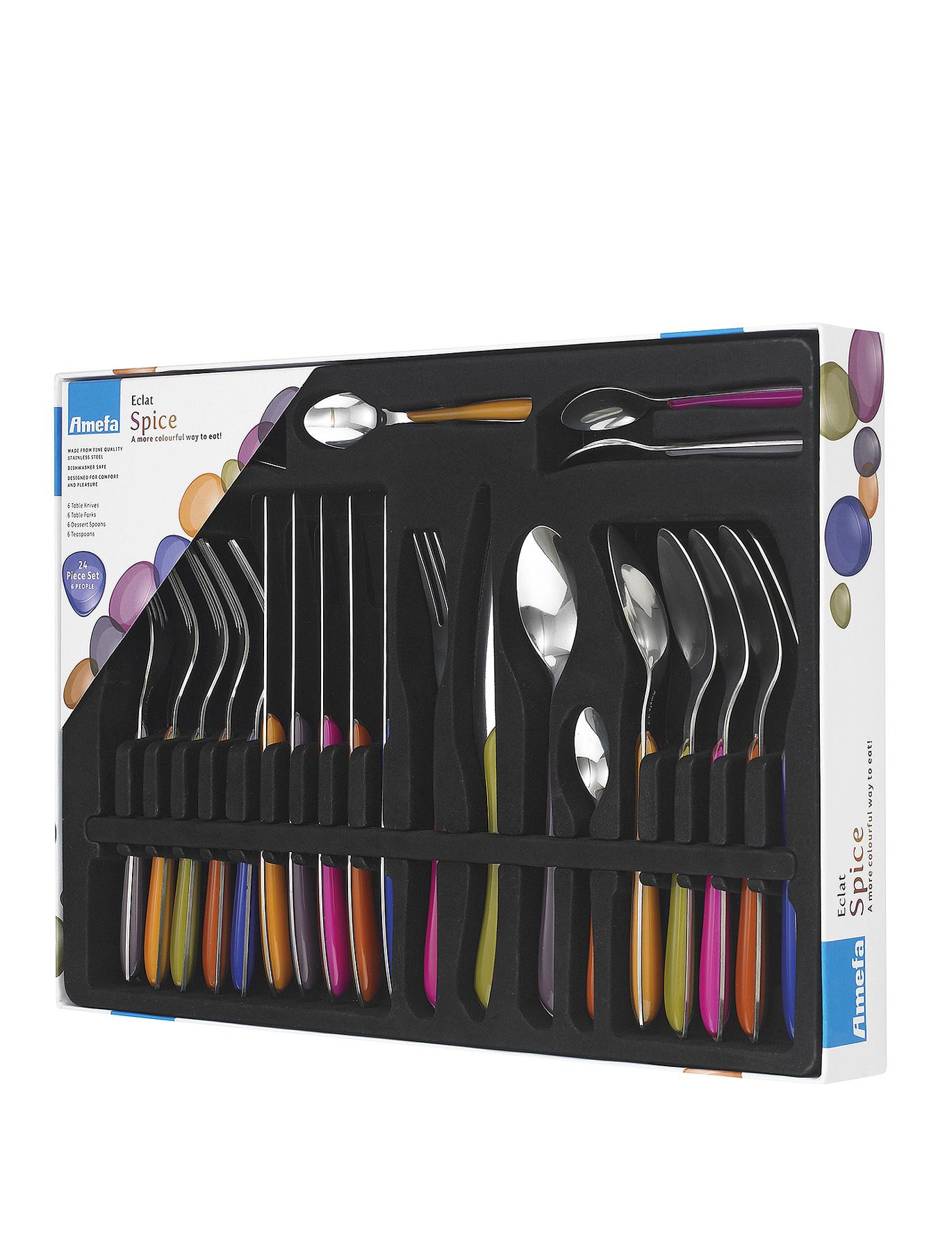 Amefa Eclat Spice 24-Piece Cutlery Set Amefa Eclat Spice 24-Piece Cutlery Set
