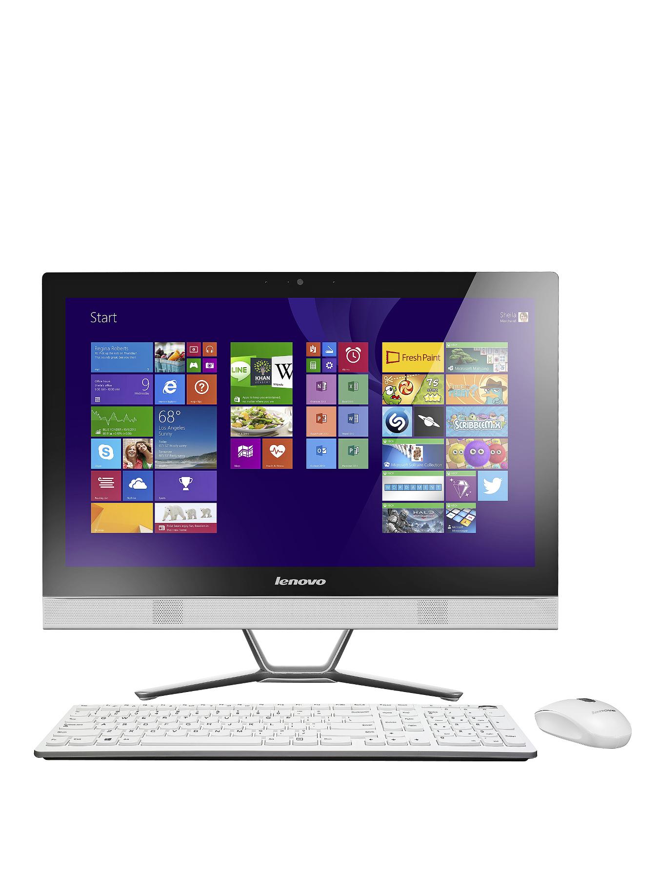 Lenovo C50 Intel Core i5 Processor, 8Gb RAM, 1Tb Hard Drive, Wi-Fi, 23 inch Touchscreen All-In-One Desktop with 2Gb Dedicated Graphics and Optional Microsoft Office 365 Personal Lenovo C50 Intel Core i5 Processor, 8Gb RAM, 1Tb Hard Drive, Wi-Fi, 23 inch Touchscreen All-In-One Desktop with 2Gb Dedicated Graphics and Optional Microsoft Office 365 Personal