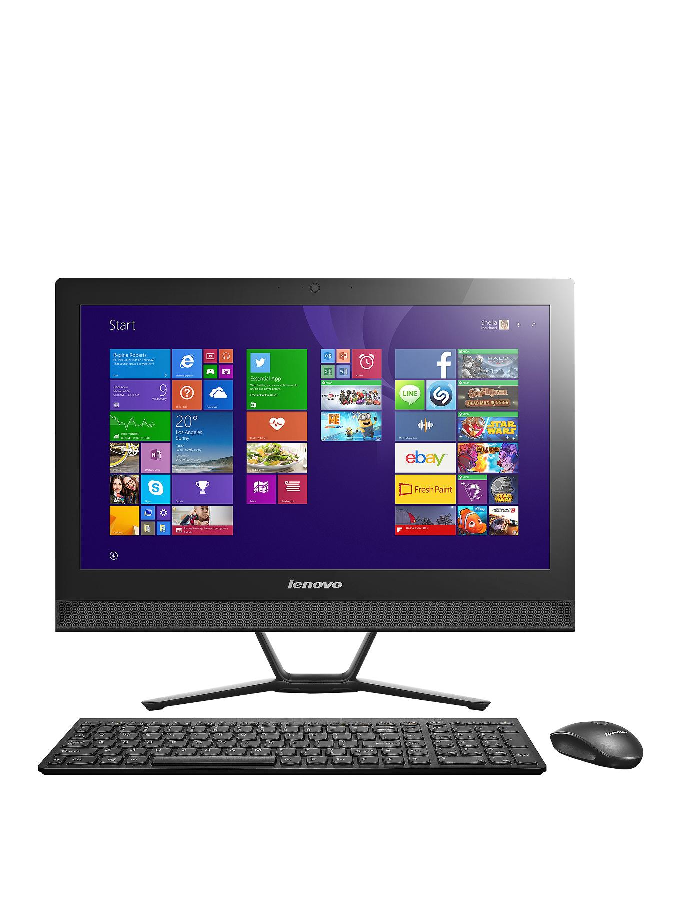 Lenovo C50 Intel Core i3 Processor, 8Gb RAM, 1Tb Hard Drive, Wi-Fi, 23 inch All-In-One Desktop with Optional Microsoft Office 365 Personal Lenovo C50 Intel Core i3 Processor, 8Gb RAM, 1Tb Hard Drive, Wi-Fi, 23 inch All-In-One Desktop with Optional Microsoft Office 365 Personal